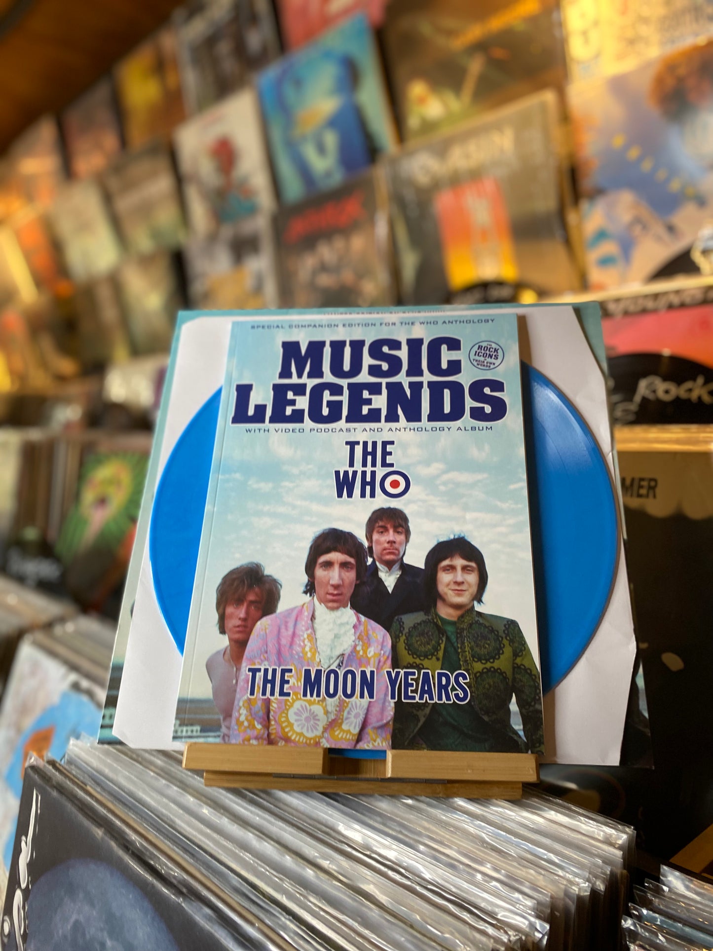 The Who - The Moon Years - Music Legends In Concert - The Legendary Broadcasts / LP, Limited, Blu vinyl (EU 2019)