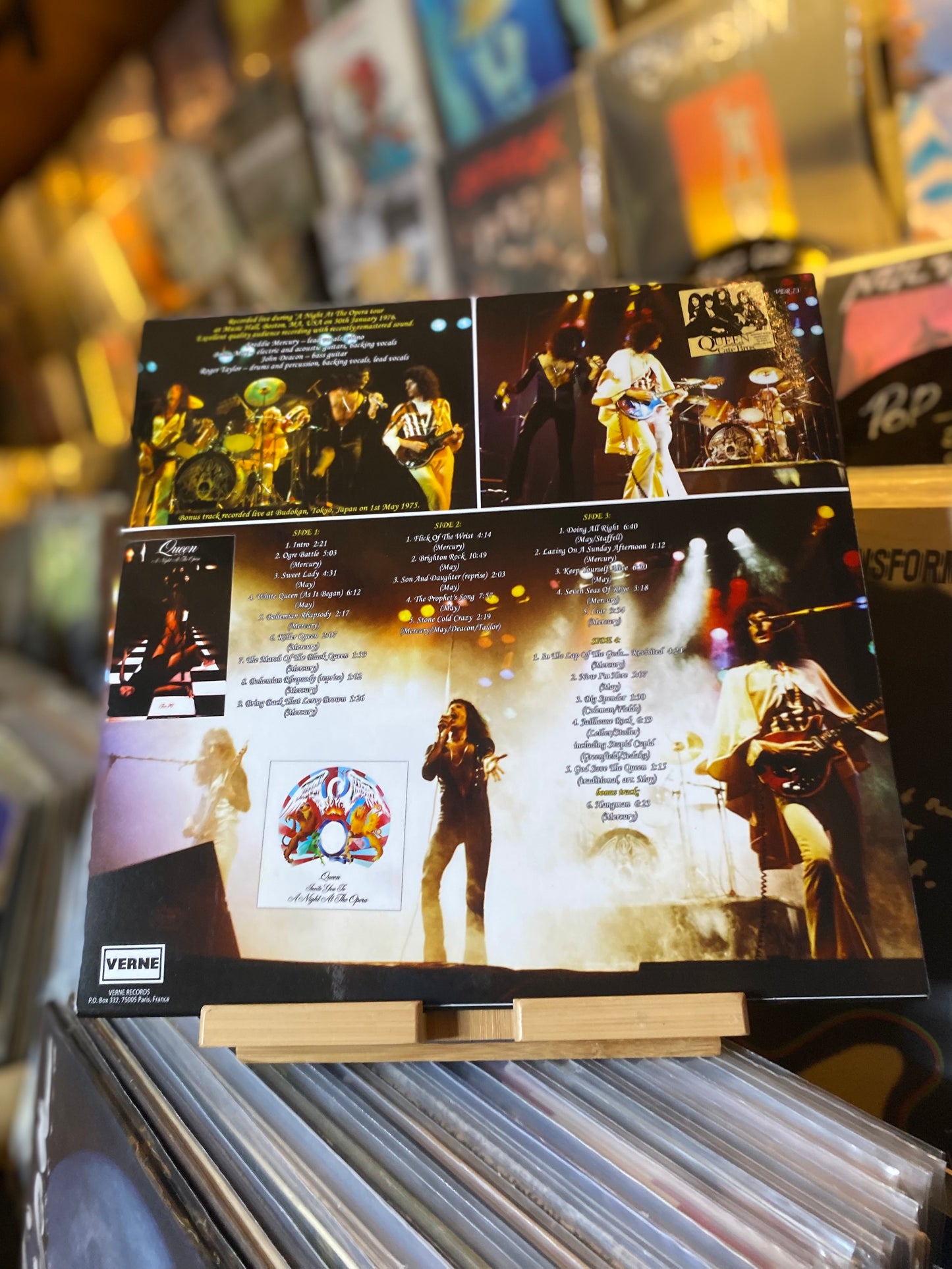 Queen - Live In Boston 1976... BOOTS FR 2019...VG+/EX