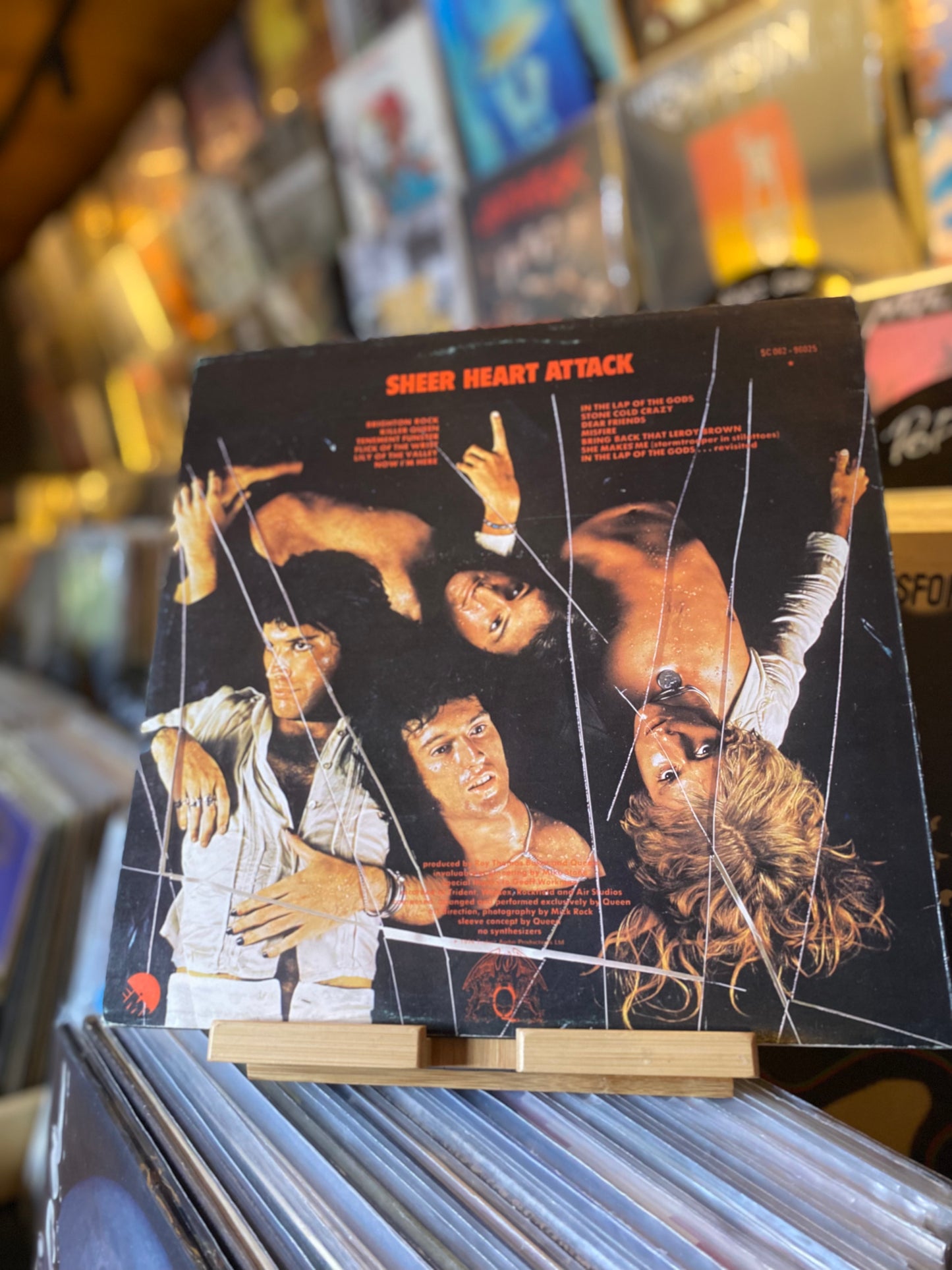 QUEEN - SHEER HEART ATTACK...OG NED 1974...VG/VG+