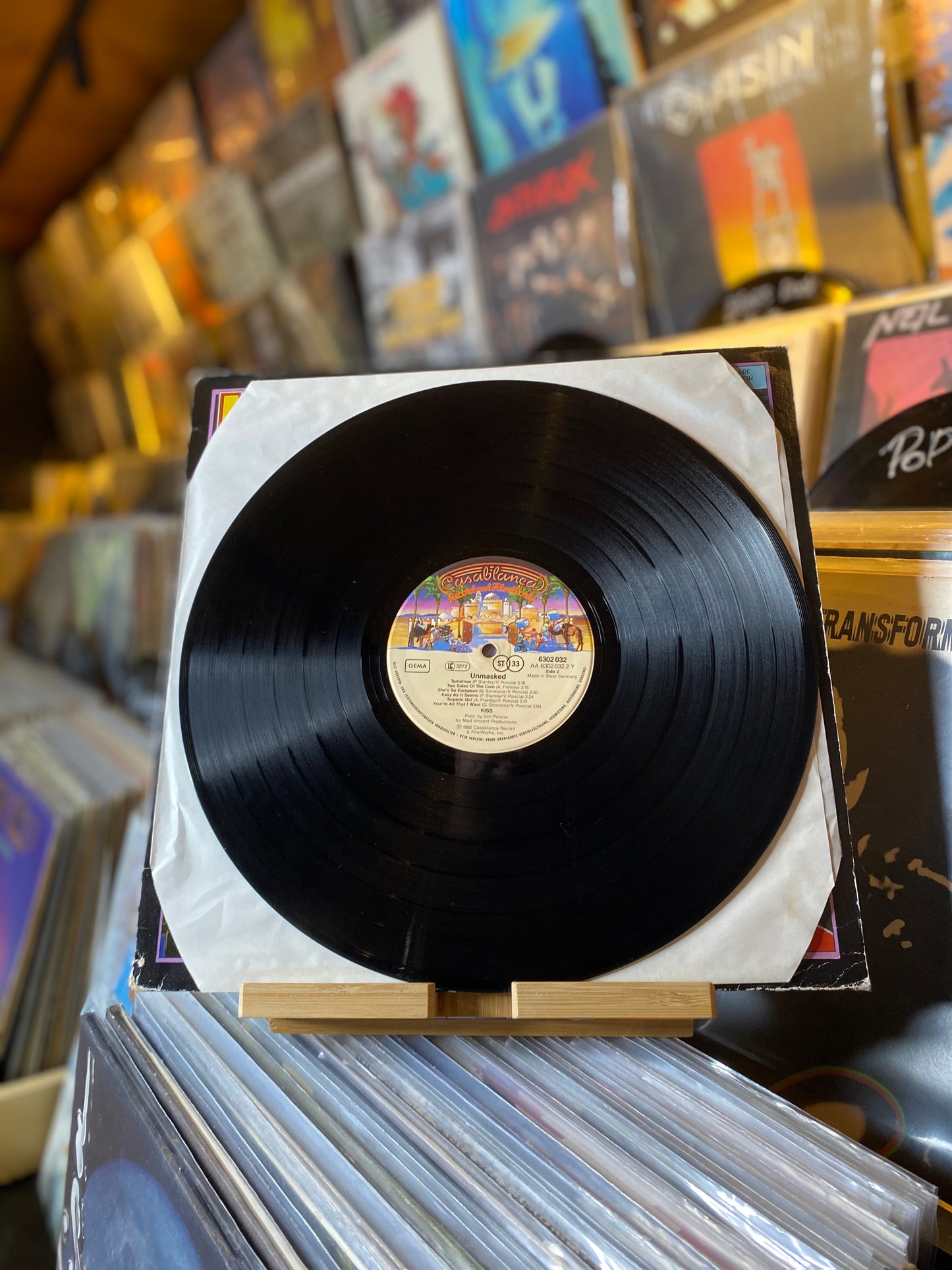 KISS - UNSMASKED / LP (GER 1980)