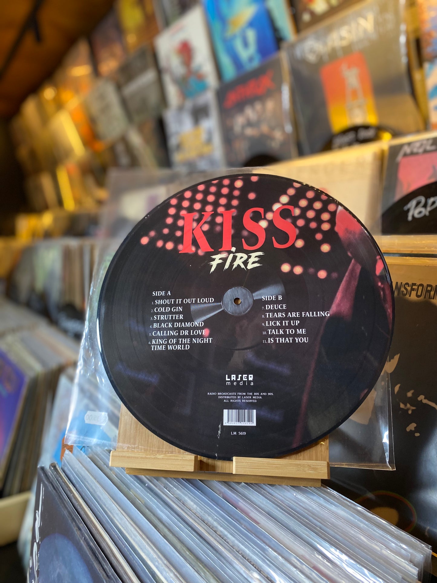 Kiss - Fire (The Broadcast Archives) / LP, Comp, Pic, (2021)