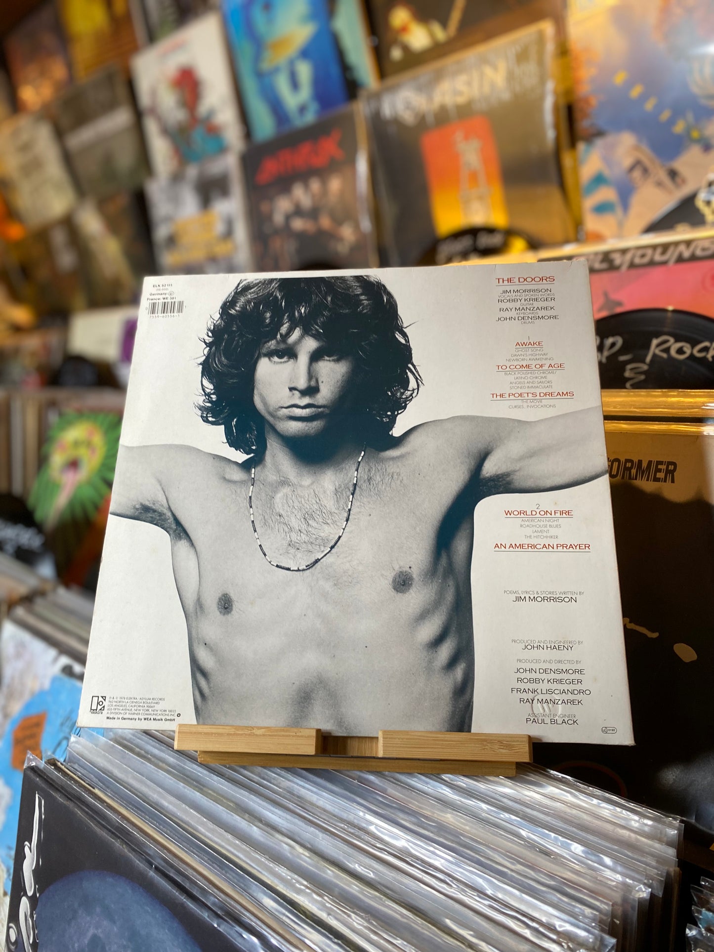 Jim Morrison Music By The Doors - An American Prayer / LP, Album, RE, Gat (1991)