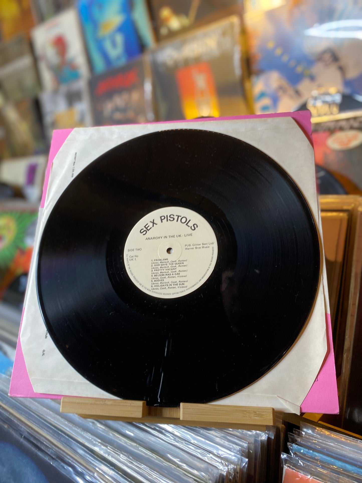 Sex Pistols - Anarchy In The UK - Live / LP, Unofficial (UK 1985)