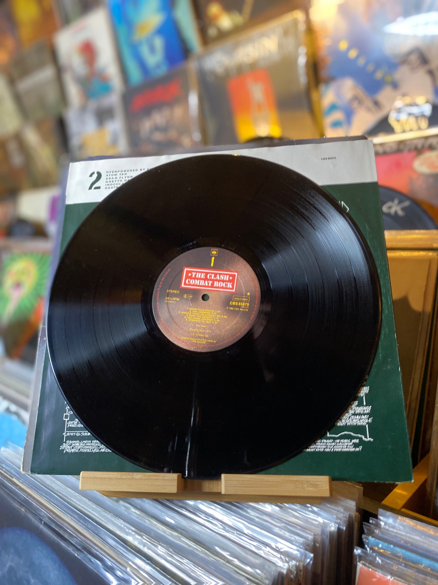 THE CLASH - COMBAT ROCK / LP, ALBUM...OG EU 1982...VG+/VG+