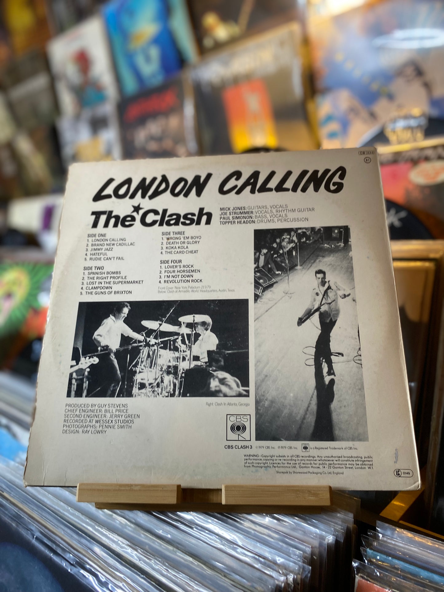 THE CLASH - LONDON CALLING...OG UK 1979...VG++/VG+