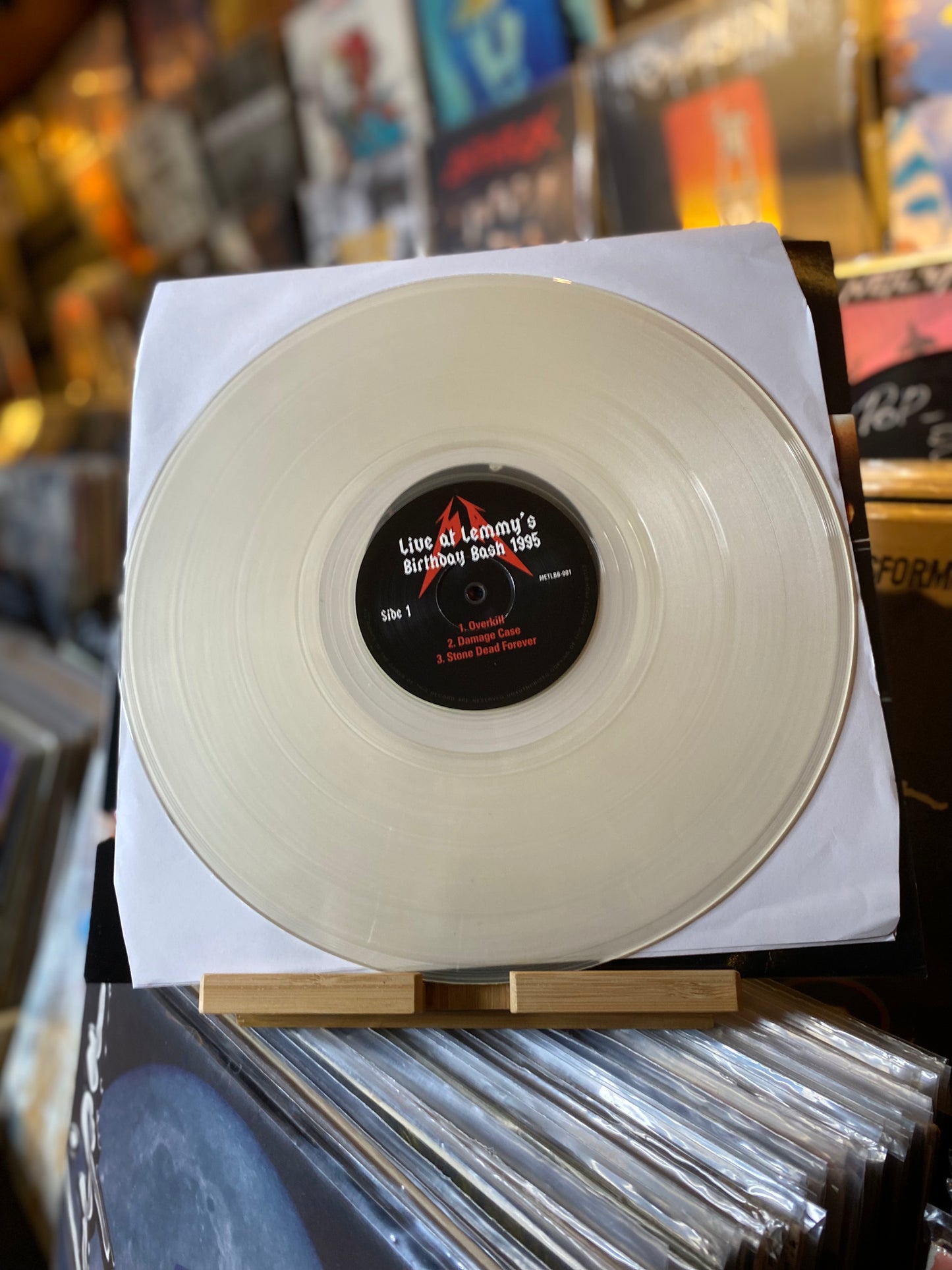 Metallica - Live At Lemmy's Birthday Bash 1995 / LP, Limited, White clear vinyl (UK 2016)