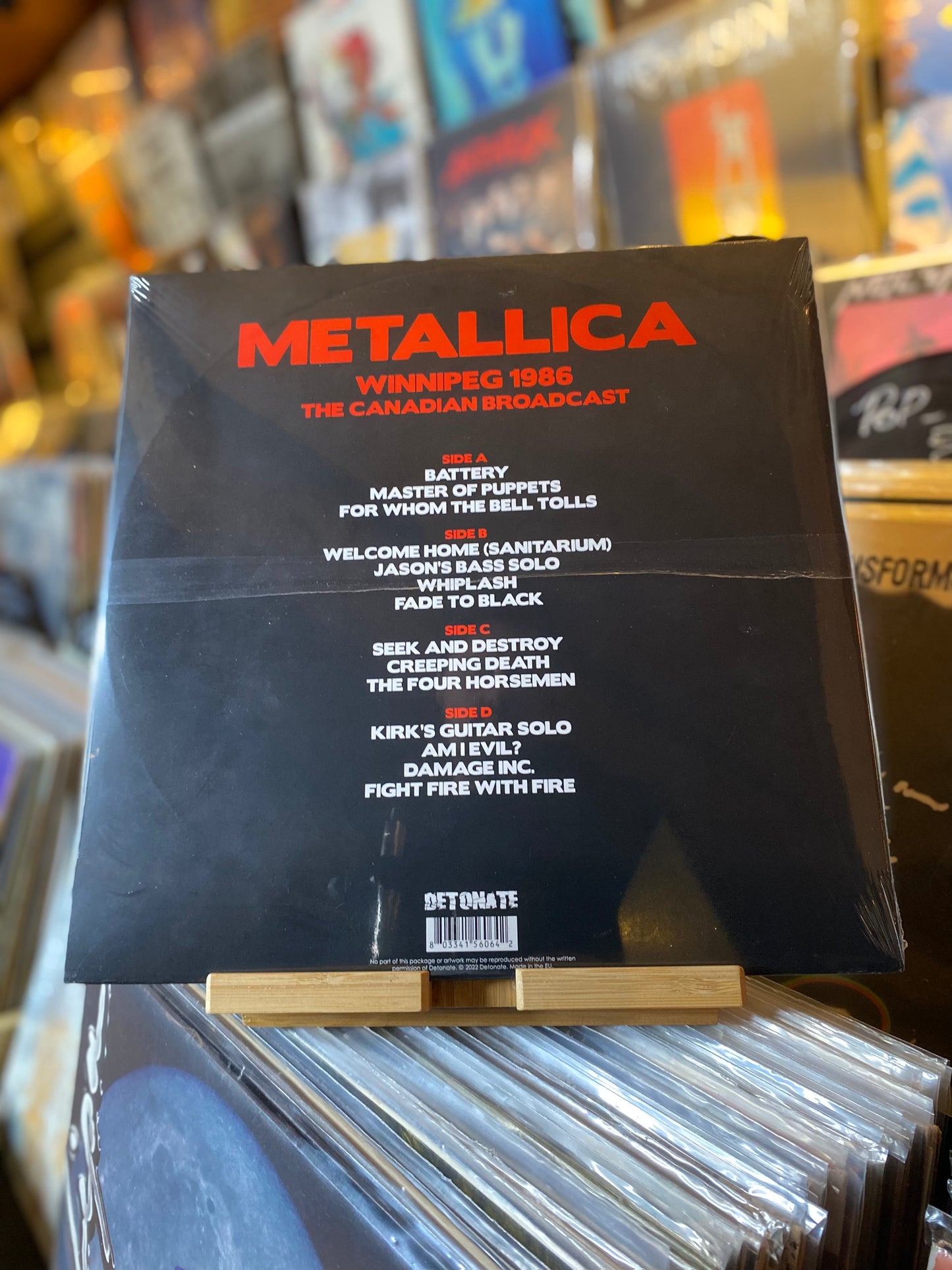 Metallica - Winnipeg 1986 The Canadian Broadcast / 2xLP, Album, Limited, Red vinyl (l2022)