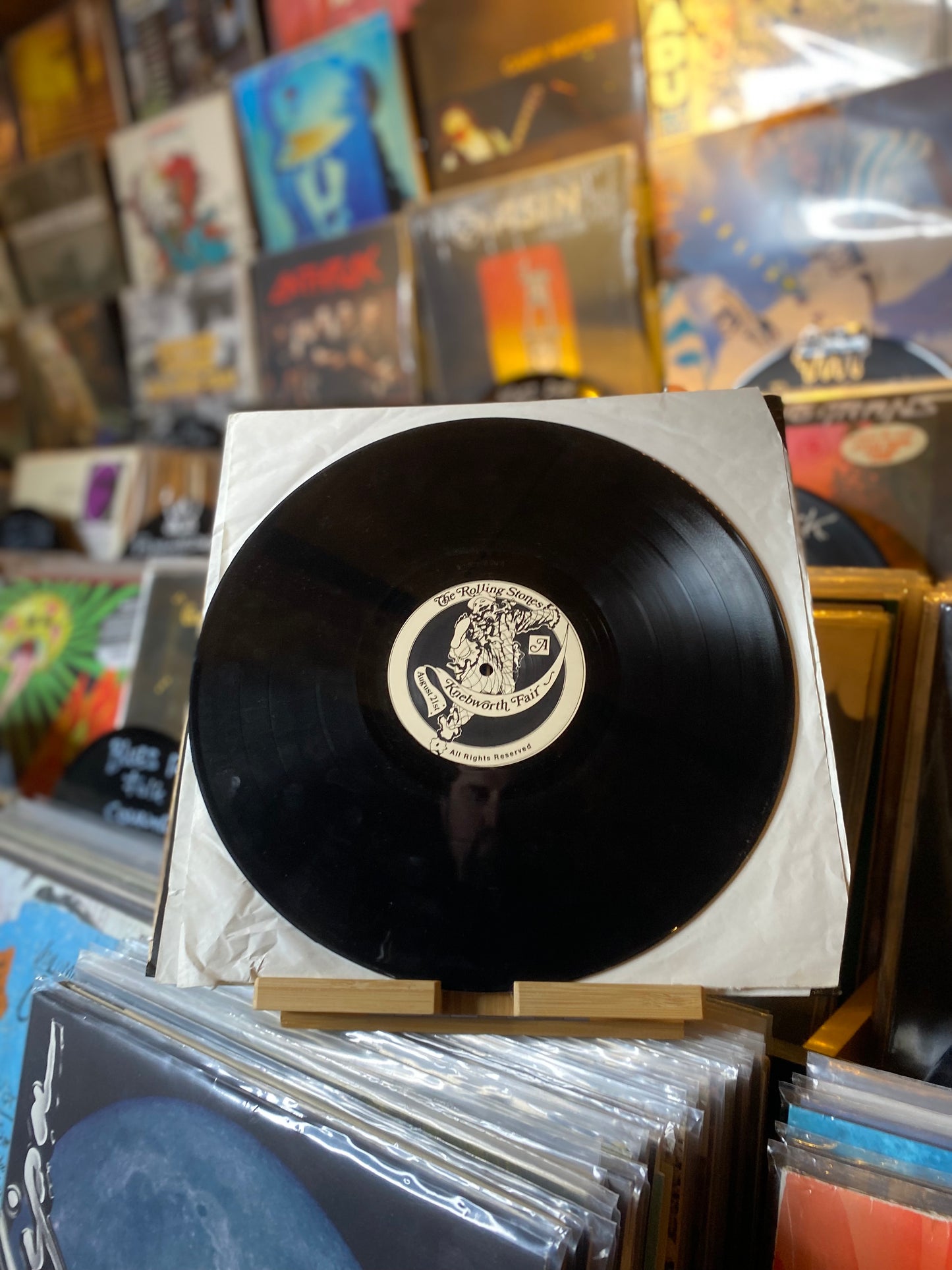 THE ROLLING STONES - HOT AUGUST NIGHT / DLP BLACK & PURPLE VINYL