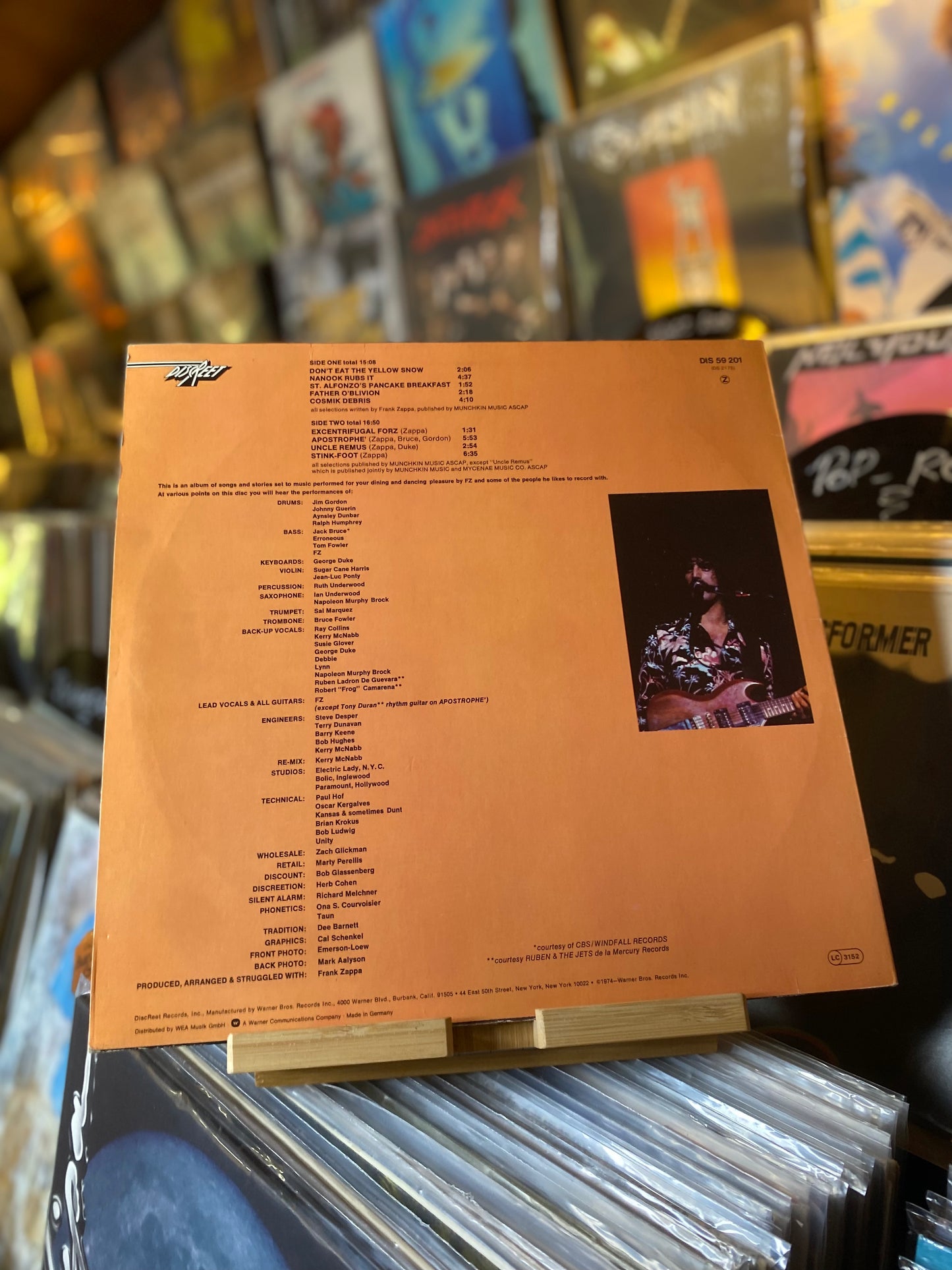 FRANK ZAPPA - APOSTROPHE  / LP, ALBUM,