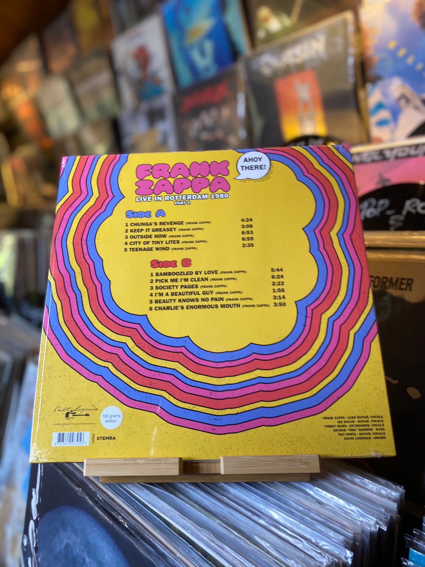 FRANK ZAPPA - AHOY THERE! LIVE IN ROTTERDAM 1980 (PART 1) / LP, RE, 180 (EU 2020)