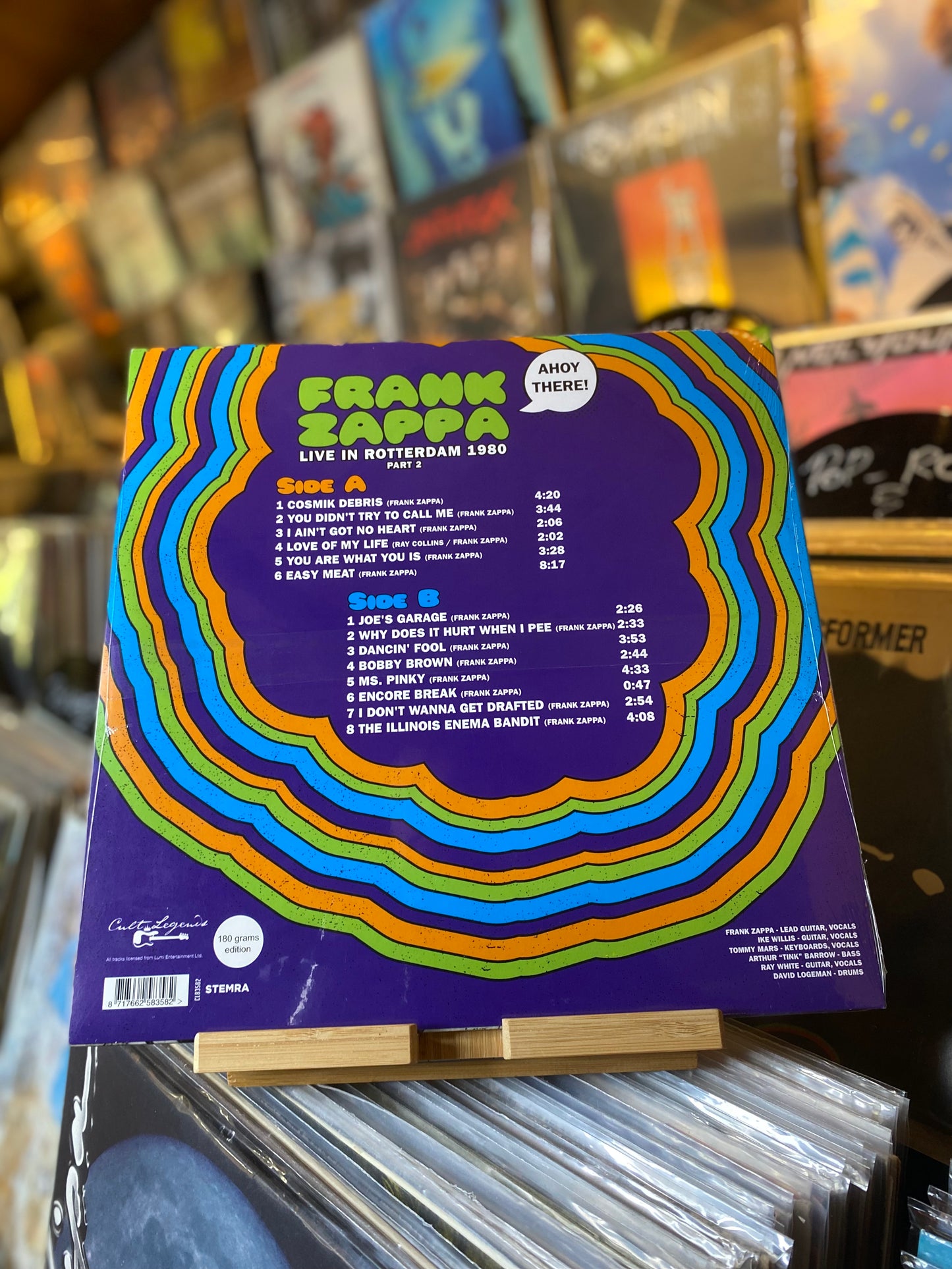FRANK ZAPPA - AHOY THERE! LIVE IN ROTTERDAM 1980 (PART 2) / LP, RE, 180 (EU 2020)