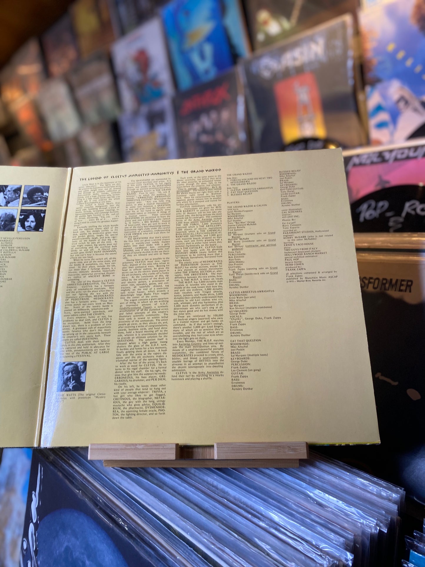 FRANK ZAPPA AND THE MOTHERS - THE GRAND WAZOO / LP, ALBUM, RP, GAT