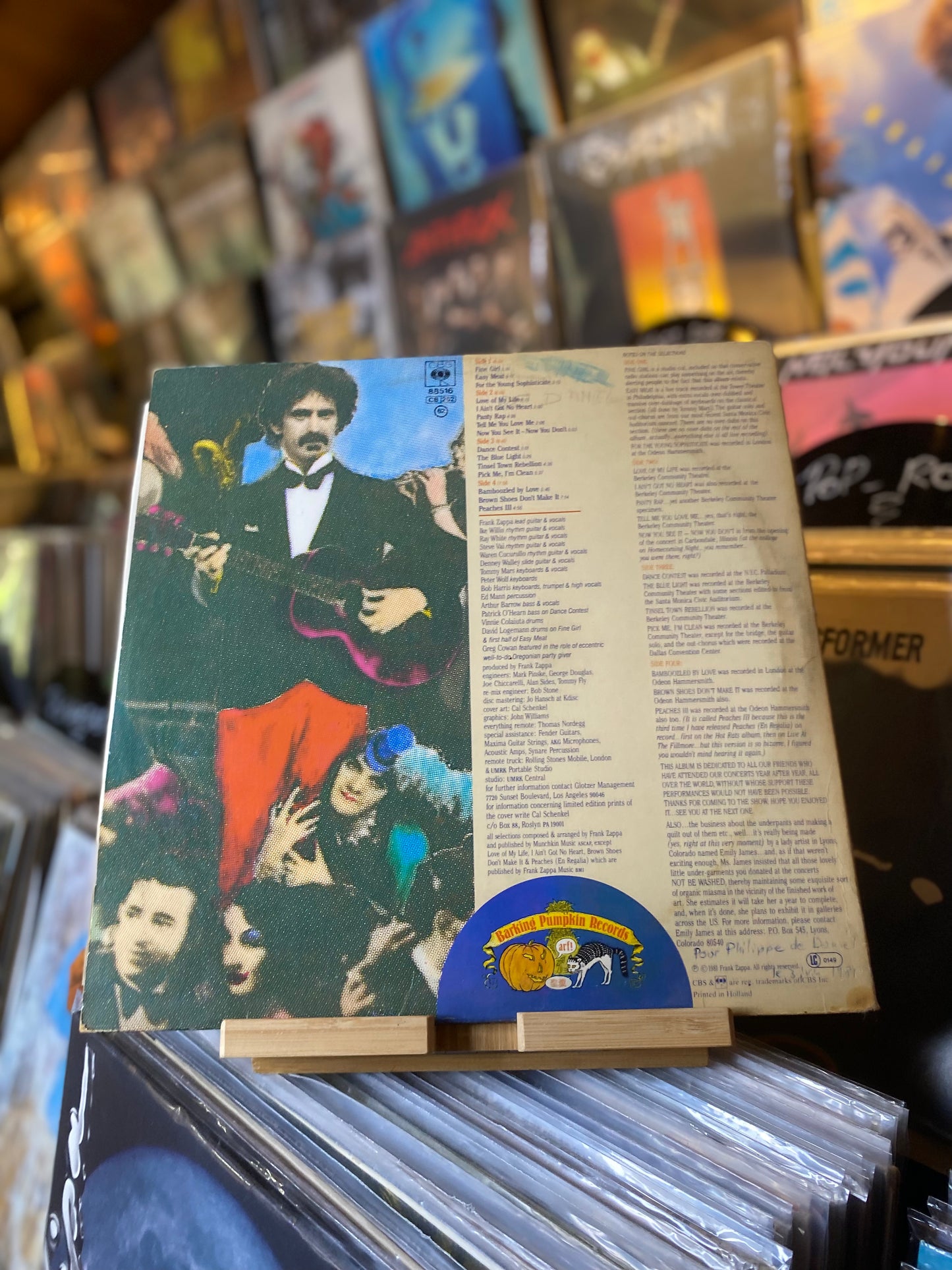 FRANK ZAPPA - TINSEL TOWN REBELLION / DLP EU 1981