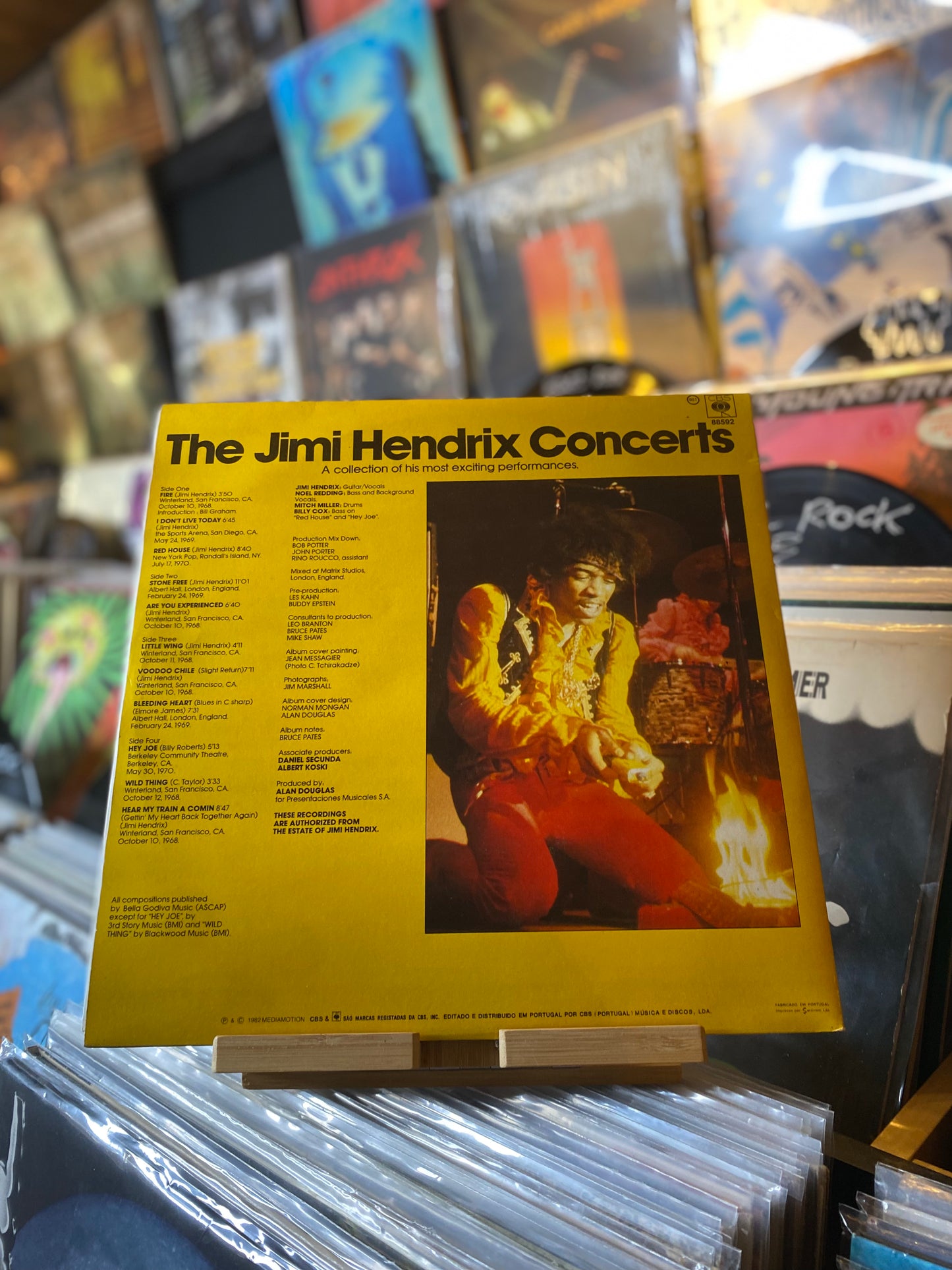 Jimi Hendrix - The Jimi Hendrix Concerts / 2xLP, Comp, Gat (1982)