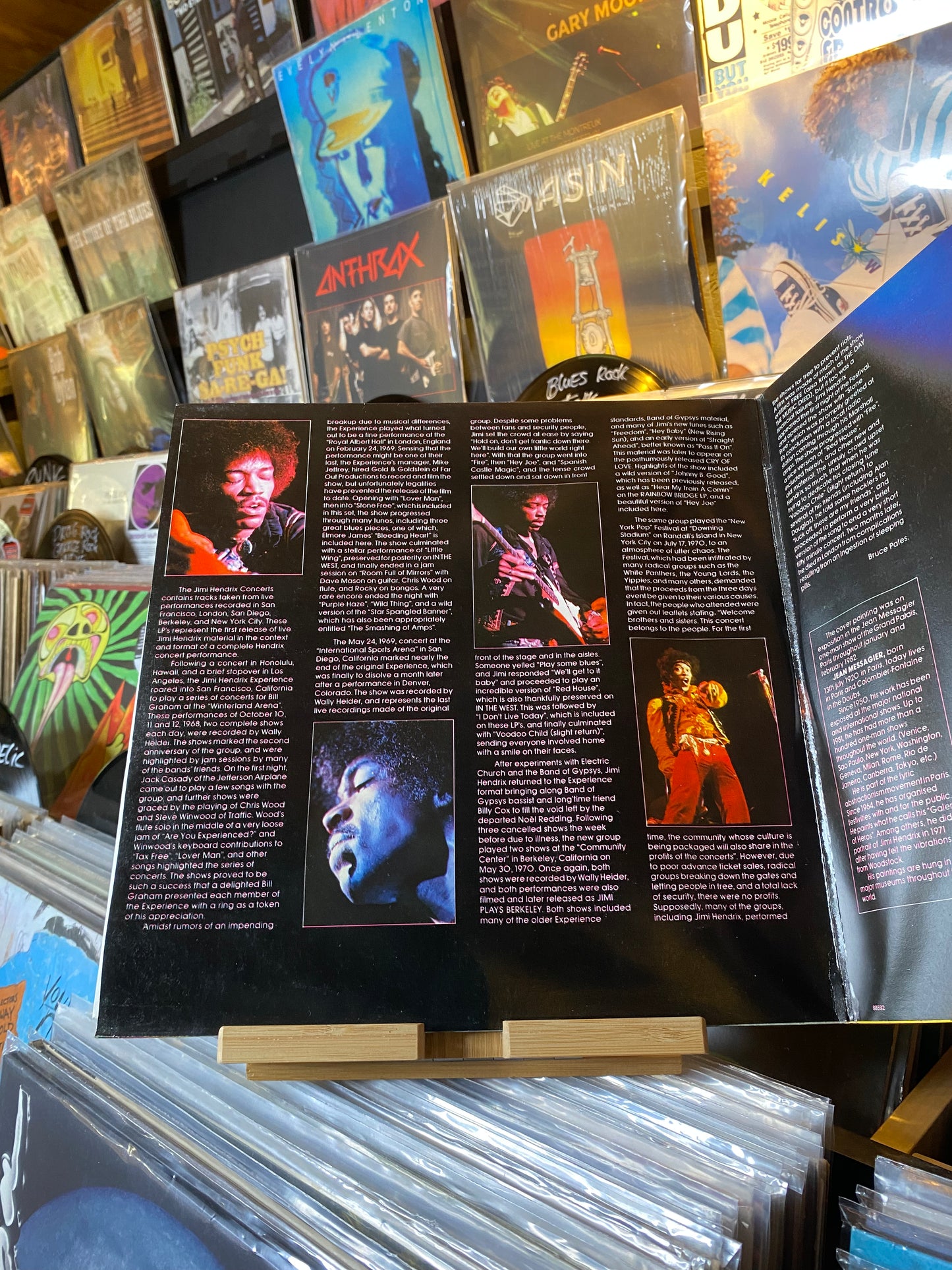 Jimi Hendrix - The Jimi Hendrix Concerts / 2xLP, Comp, Gat (1982)