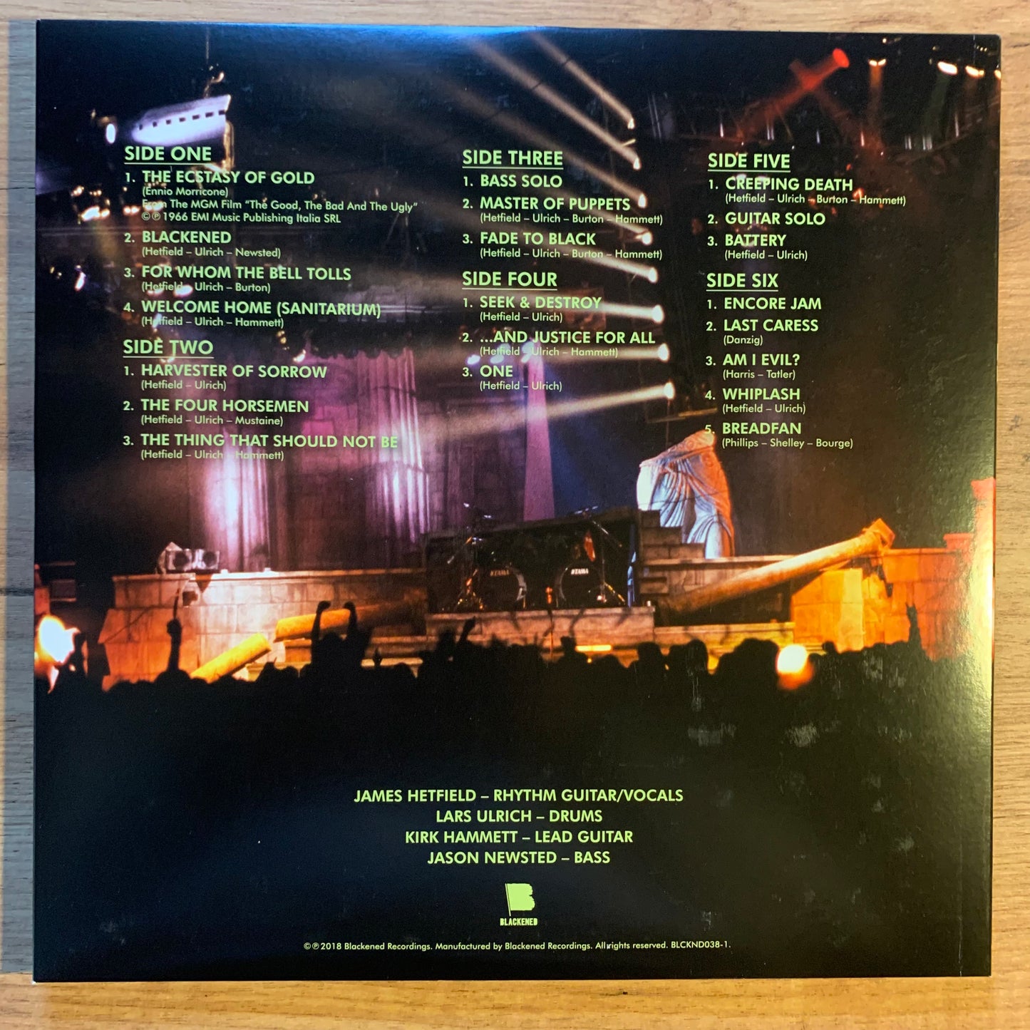 METALLICA - ...AND JUSTICE FOR ALL...RE EU 2018...NM/VG+
