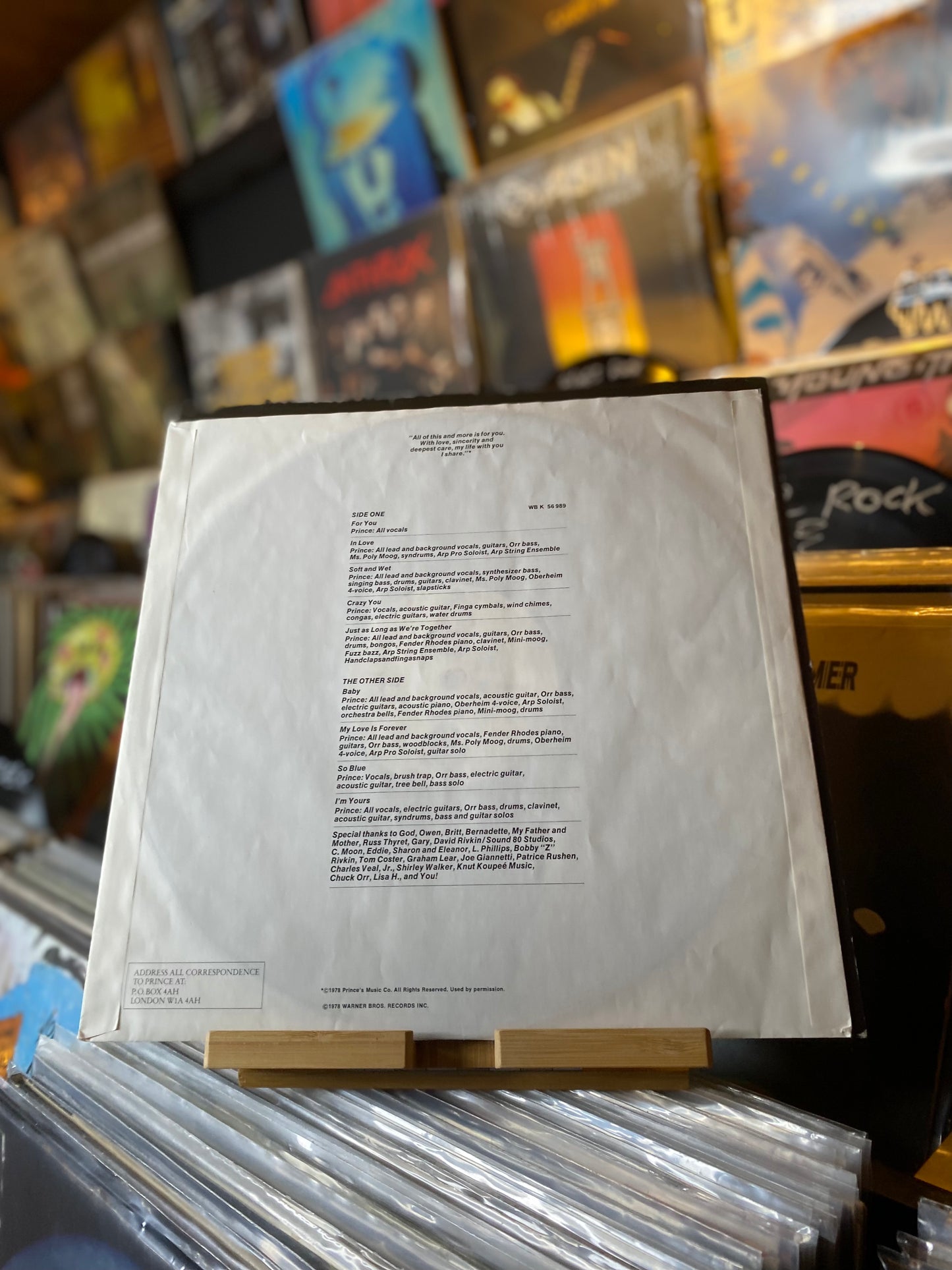Prince - For You / LP, Album, RE (GER 1984)