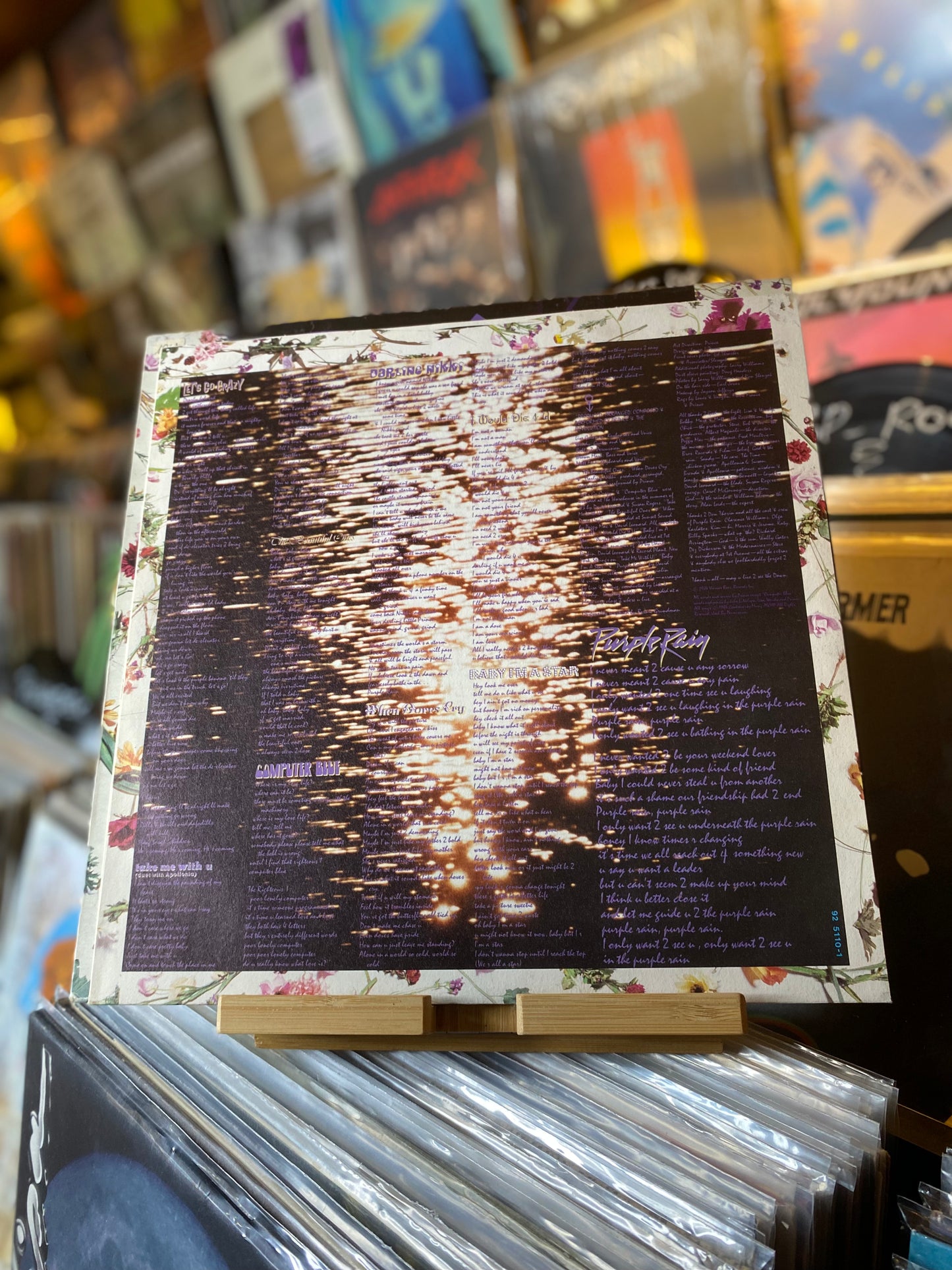 PRINCE AND THE REVOLUTION - PURPLE RAIN / LP (UK 1984)