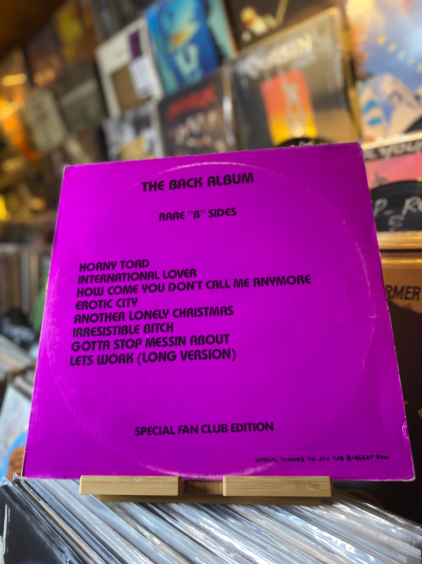 Prince - The Back Album / LP, Comp,