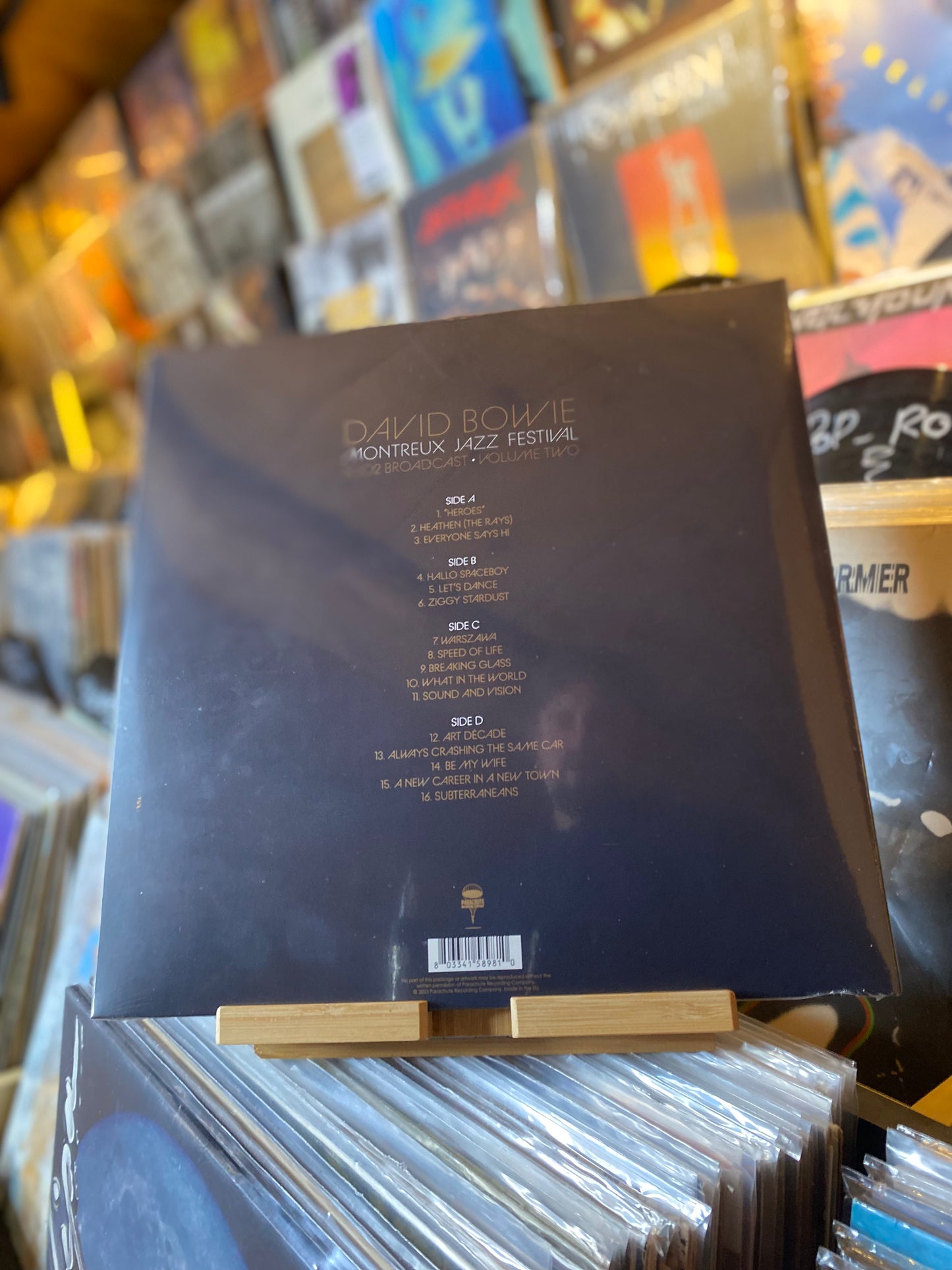 DAVID BOWIE - MONTREUX JAZZ FESTIVAL (2002 BROADCAST · VOLUME TWO) / DLP CLEAR VINYL(EU 2024)