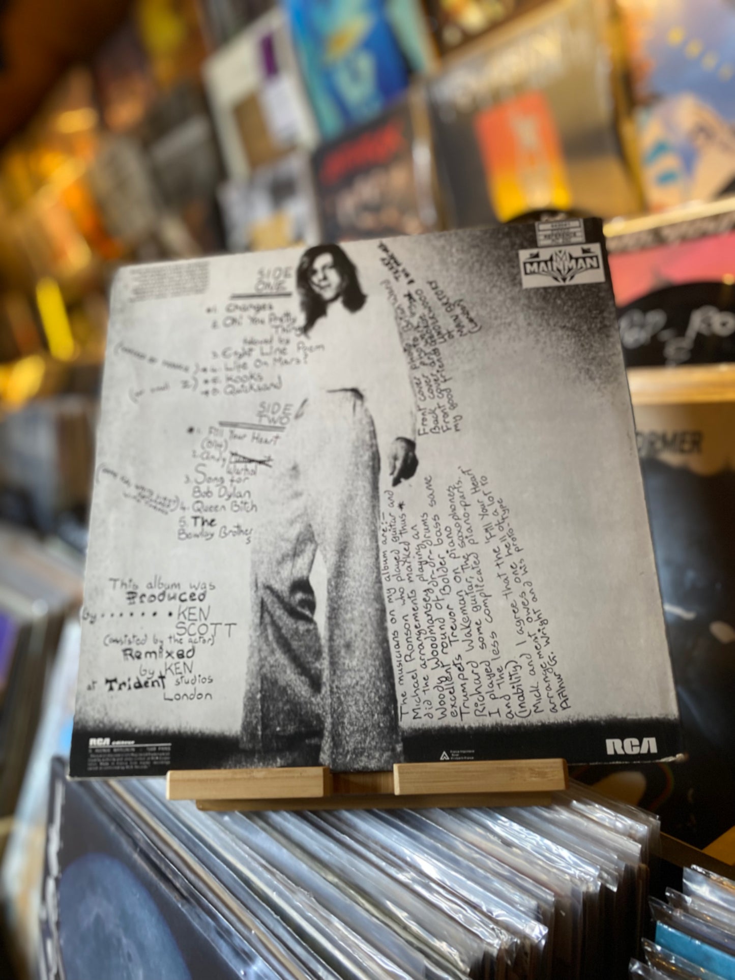 DAVID BOWIE - HUNKY DORY / LP, ALBUM (1971)