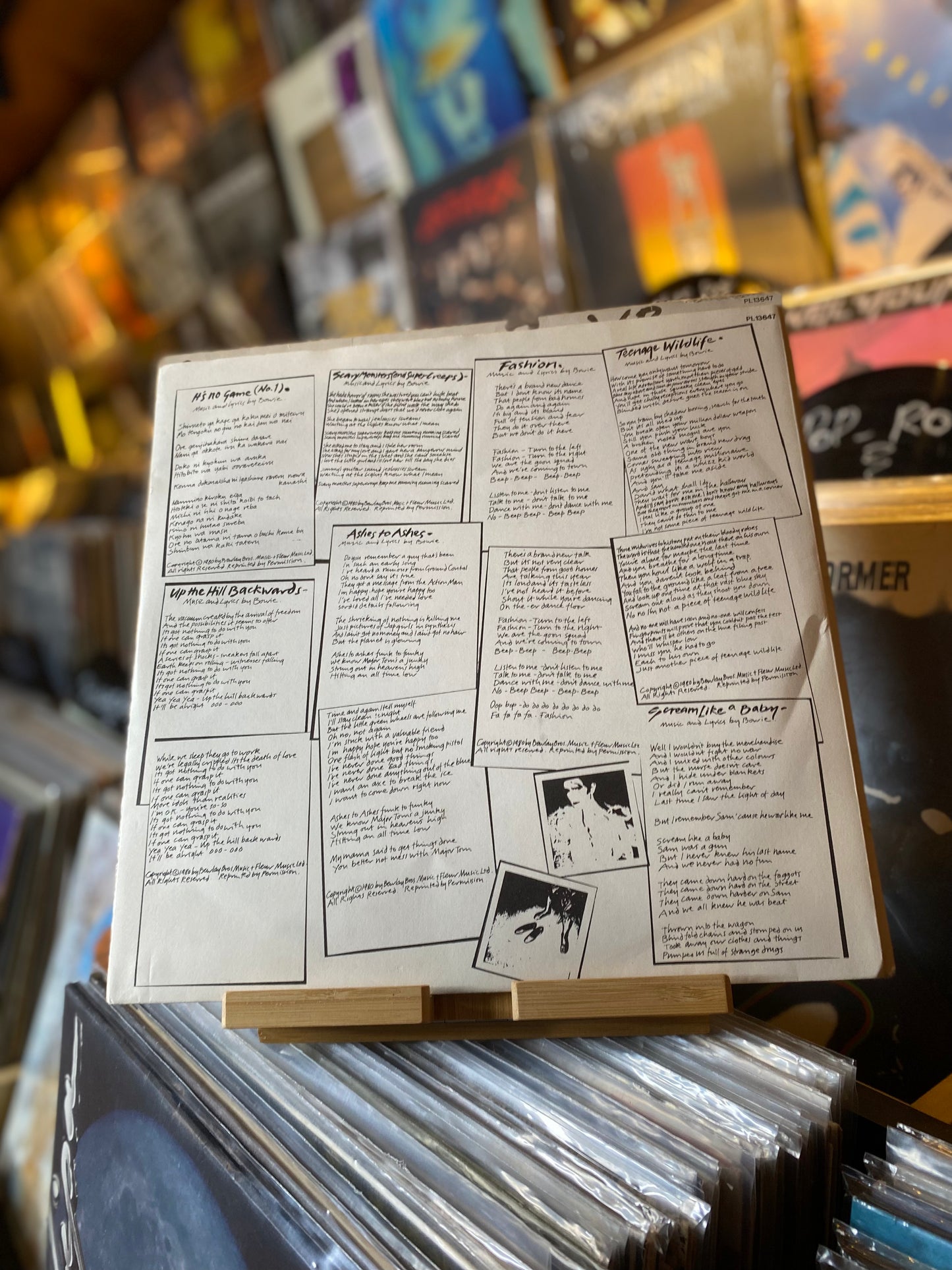 DAVID BOWIE - SCARY MONSTERS / LP, ALBUM (FR 1980)