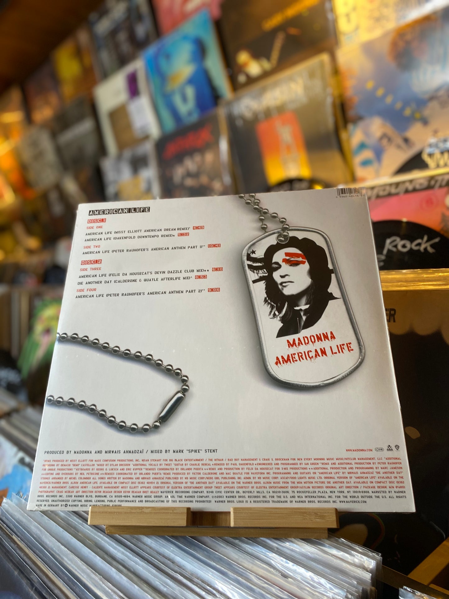 MADONNA - AMERICAN LIFE / 2x12", Single (UK 2003)