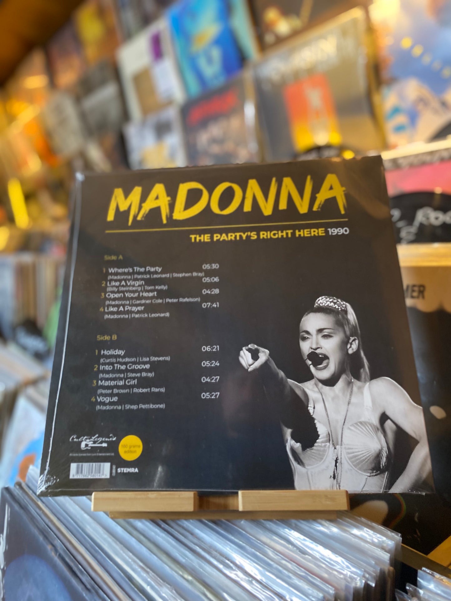 MADONNA - THE PARTY'S RIGHT HERE 1990 / LP, (EU 2019)