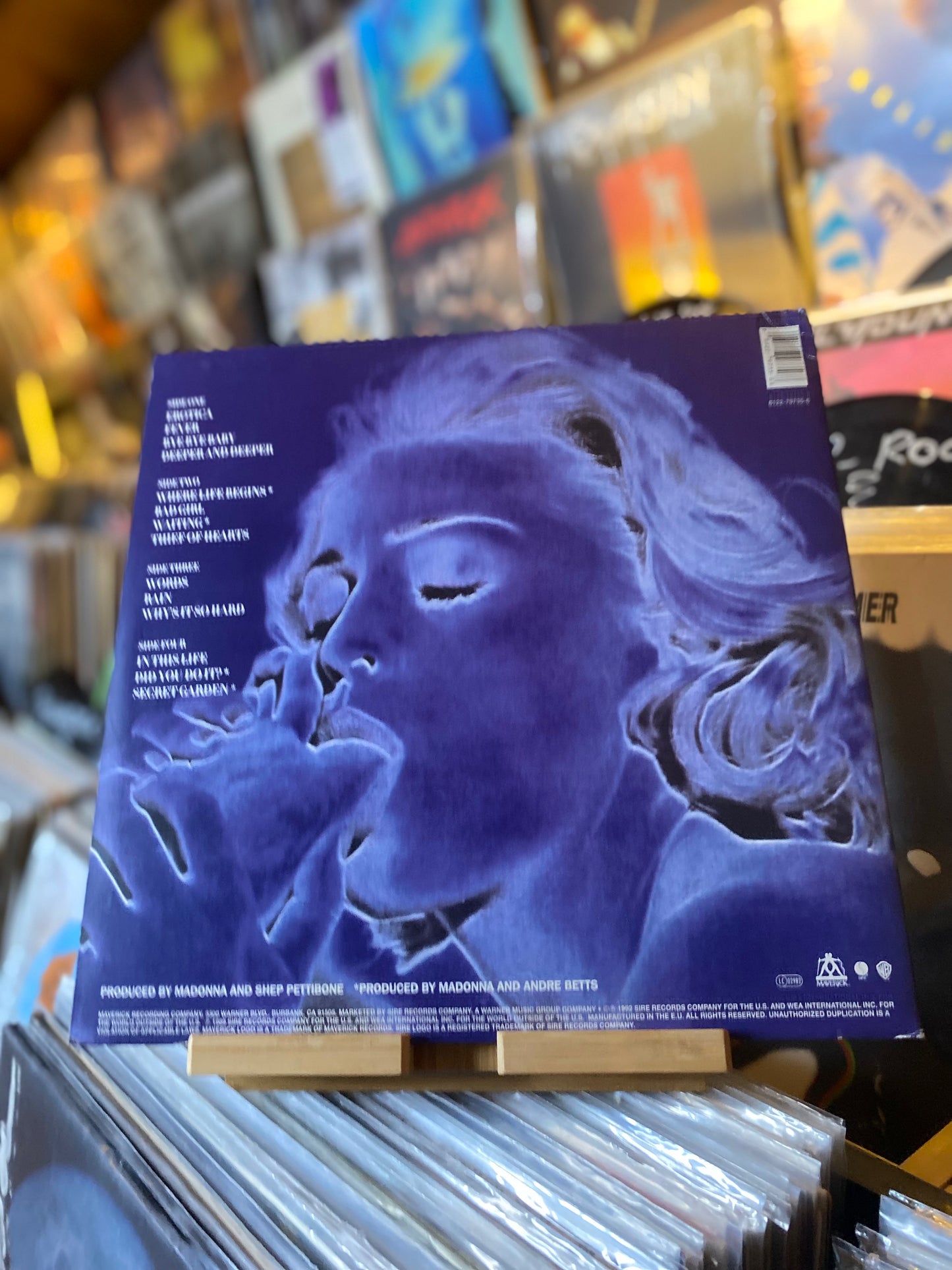 MADONNA - EROTICA / 2X LP Reissue Gatefold (EU 2012)