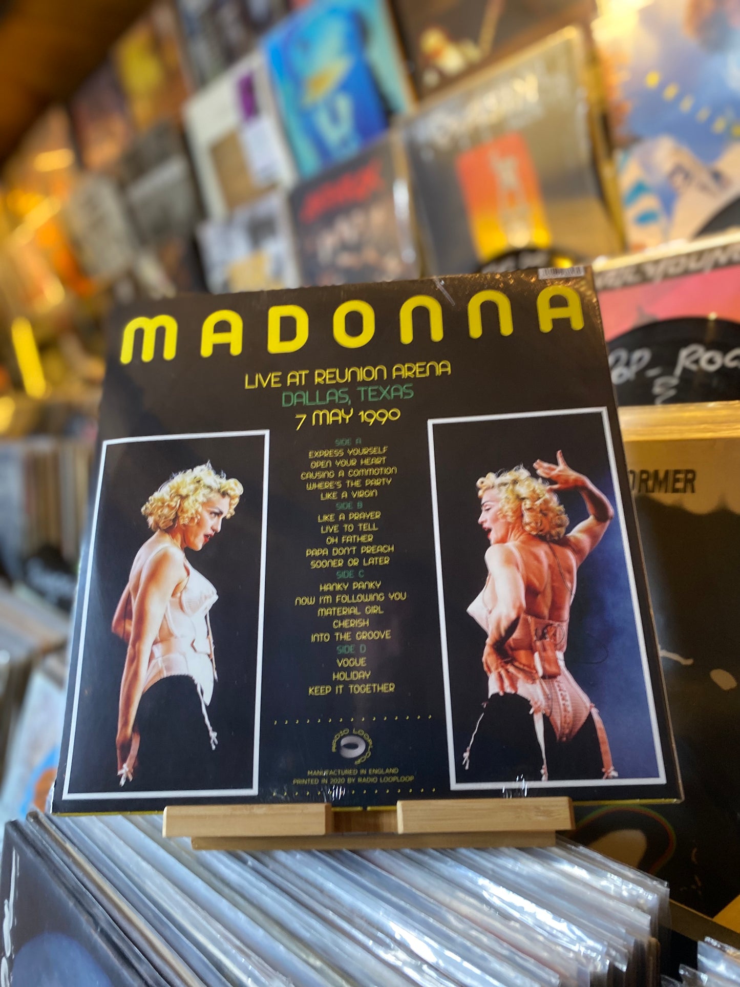 MADONNA - LIVE AT REUNION ARENA DALLAS, TEXAS / 2xLP, (EU 2020)