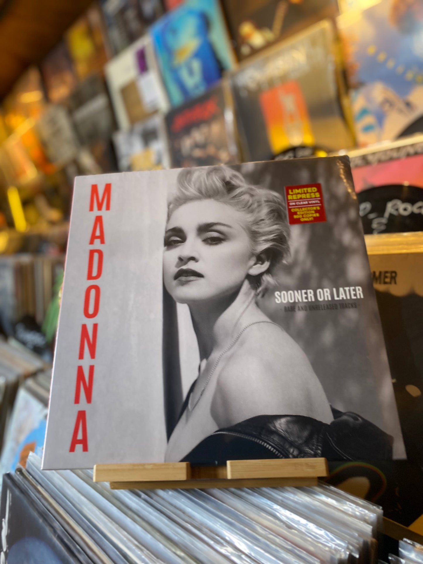 MADONNA - SOONER OR LATER / Lp, Limited Clear Vinyl (EU 2019)