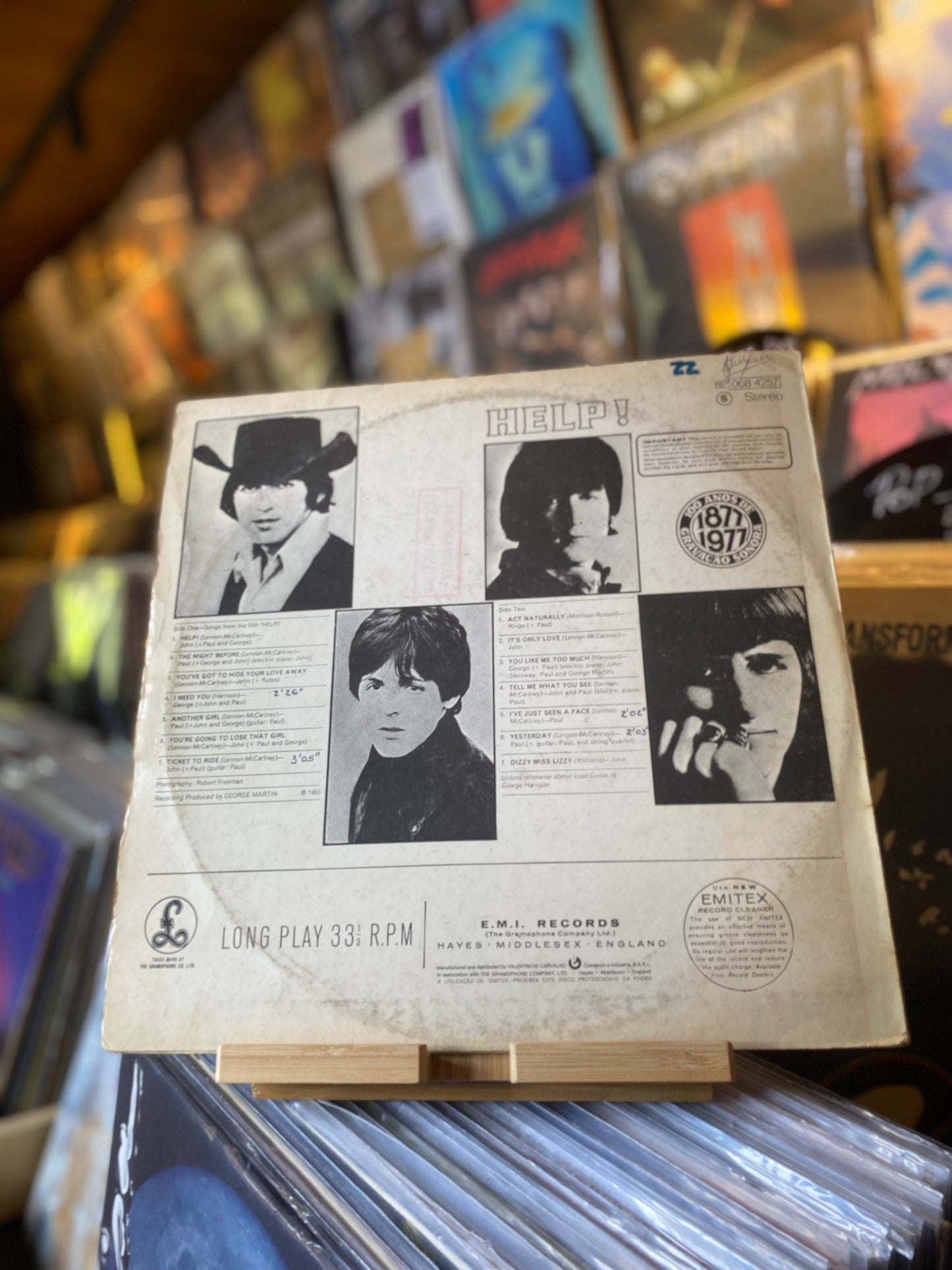 The Beatles - Help! / LP, Album, RE (POR 1978)