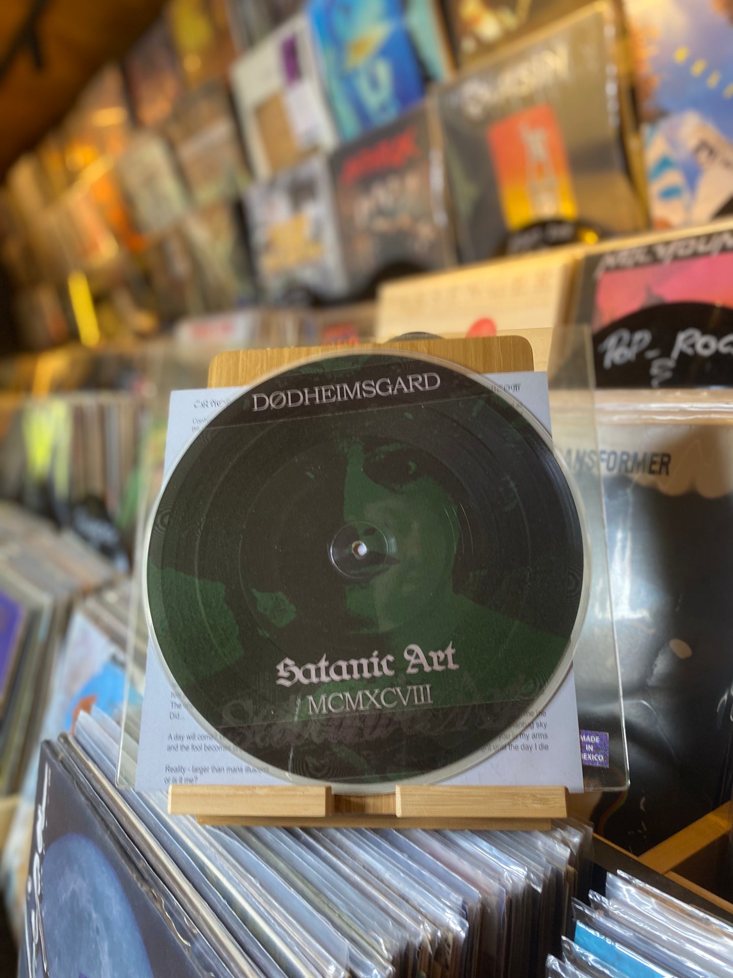 DØDHEIMSGARD - SATANIC ART...LIMITED, NUMBERED, PICTURE DISC, RE, (MEX 2007)