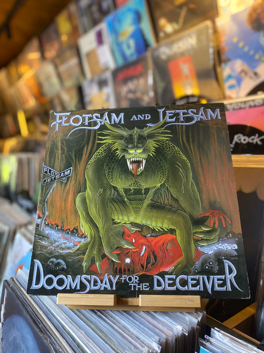 FLOTSAM AND JETSAM - DOOMSDAY FOR...OG EU 1986...VG+/VG+