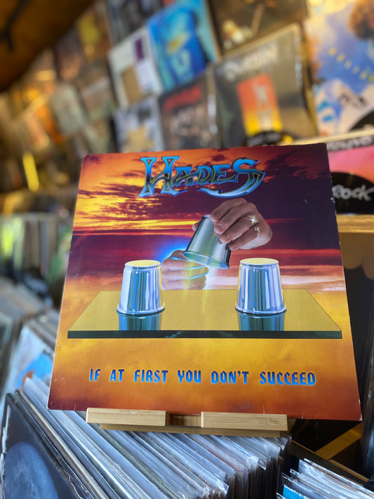 HADES - IF AT FIRST YOU DON'T SUCCEED...OG EU 1988 VG/VG+