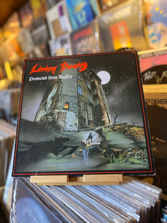 LIVING DEATH - PROTECTED FROM REALITY...OG GER 1987...VG+/VG+