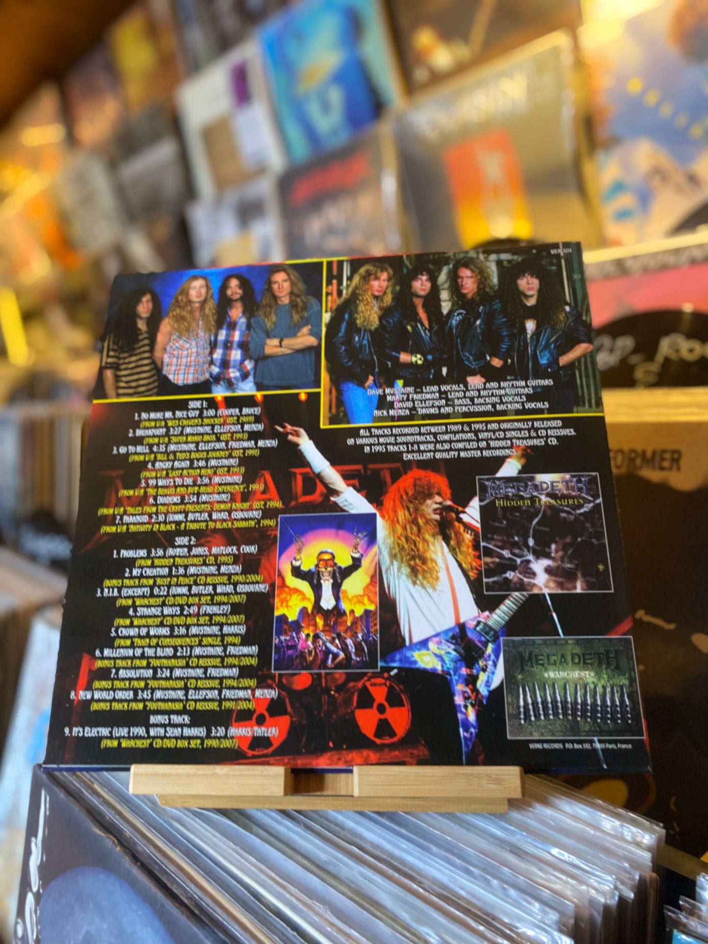 Megadeth - Hidden Treasures - Studio Rarities 1989-1995 / LP, Album, Limited, (FR 2022)