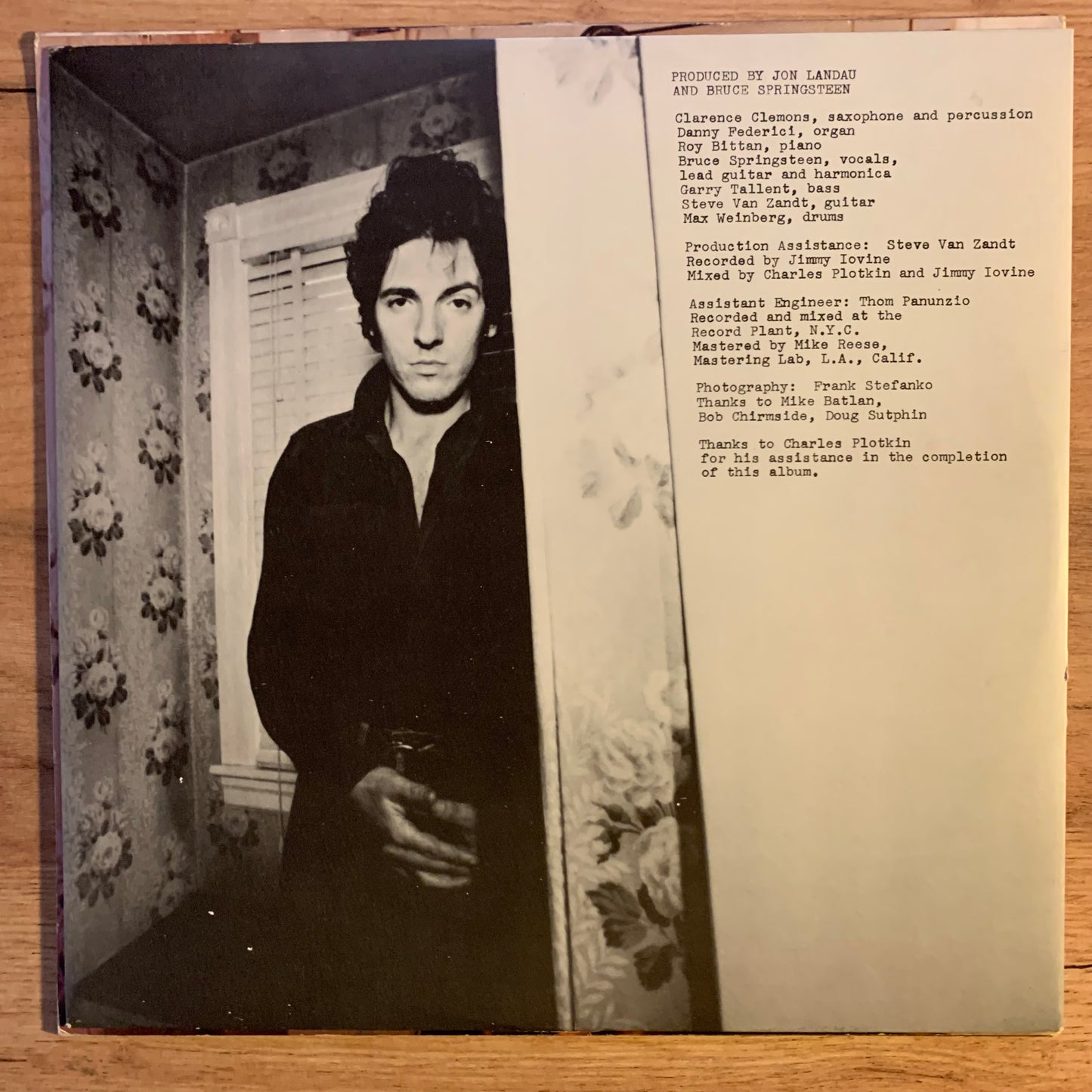 BRUCE SPRINGSTEEN - DARKNESS ON THE EDGE OF TOWN...OG EU 1978...EX/EX