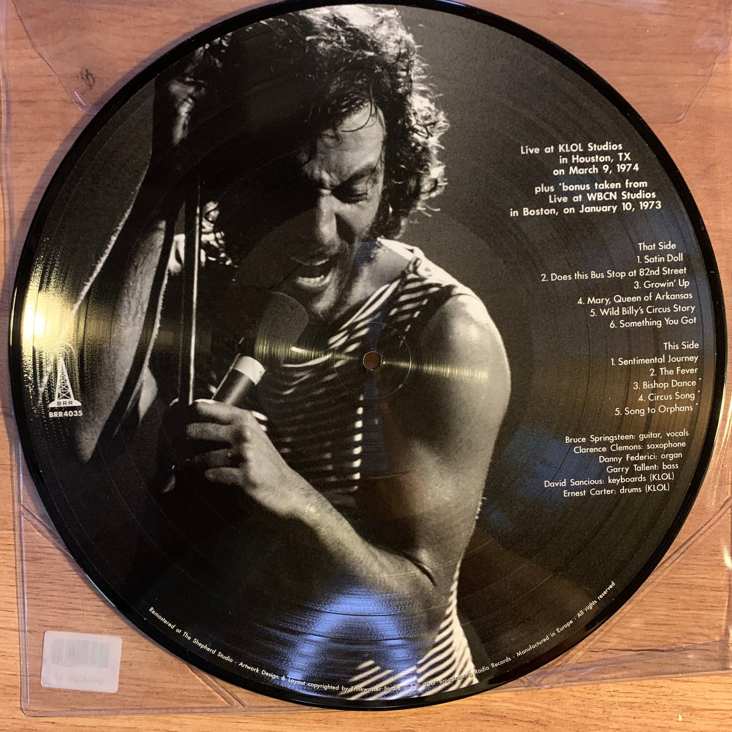 BRUCE SPRINGSTEEN - LIVE IN STUDIO 1973-1974...BOOT EU 2017...NM