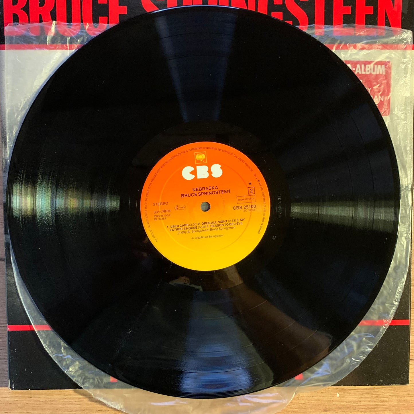 BRUCE SPRINGSTEEN - NEBRASKA...OG GER 1982...VG+/VG+