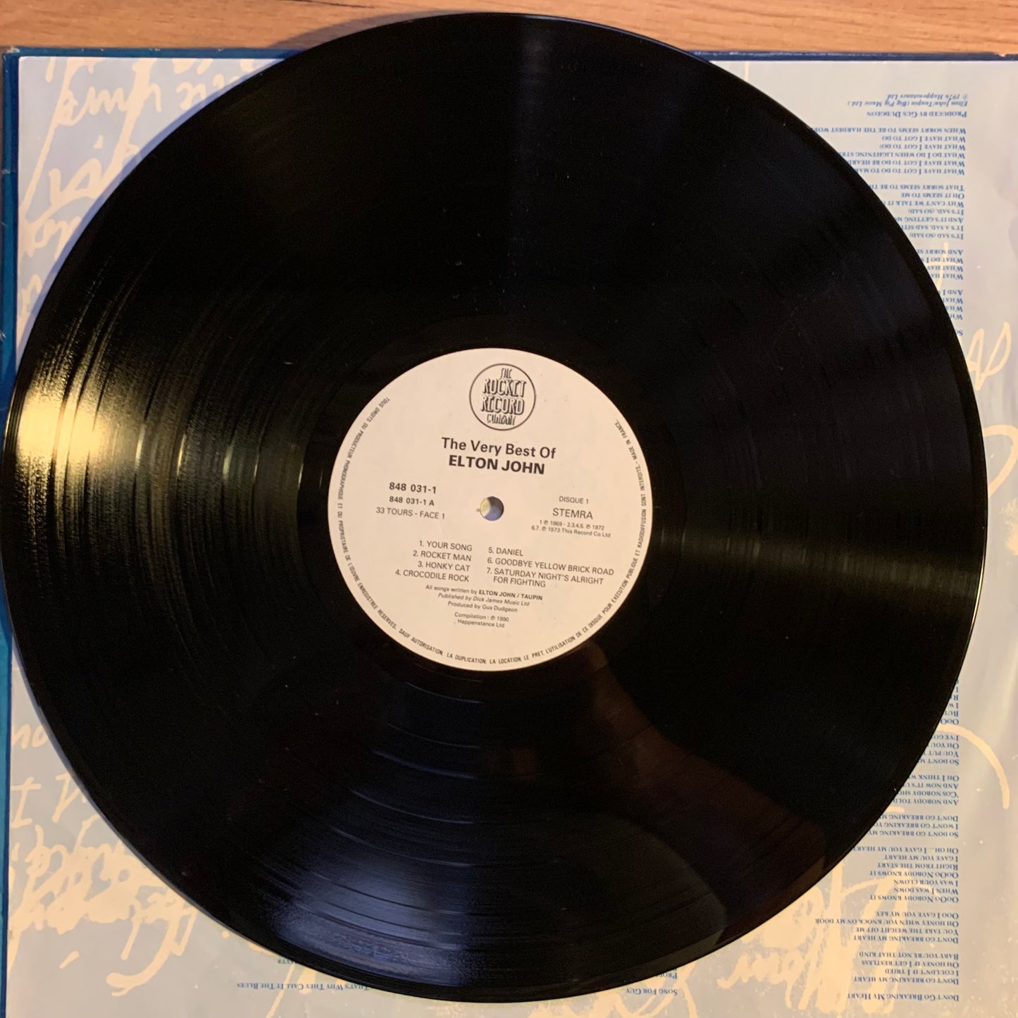 ELTON JOHN - THE VERY BEST OF...COMPIL FR 1990...VG+/VG+