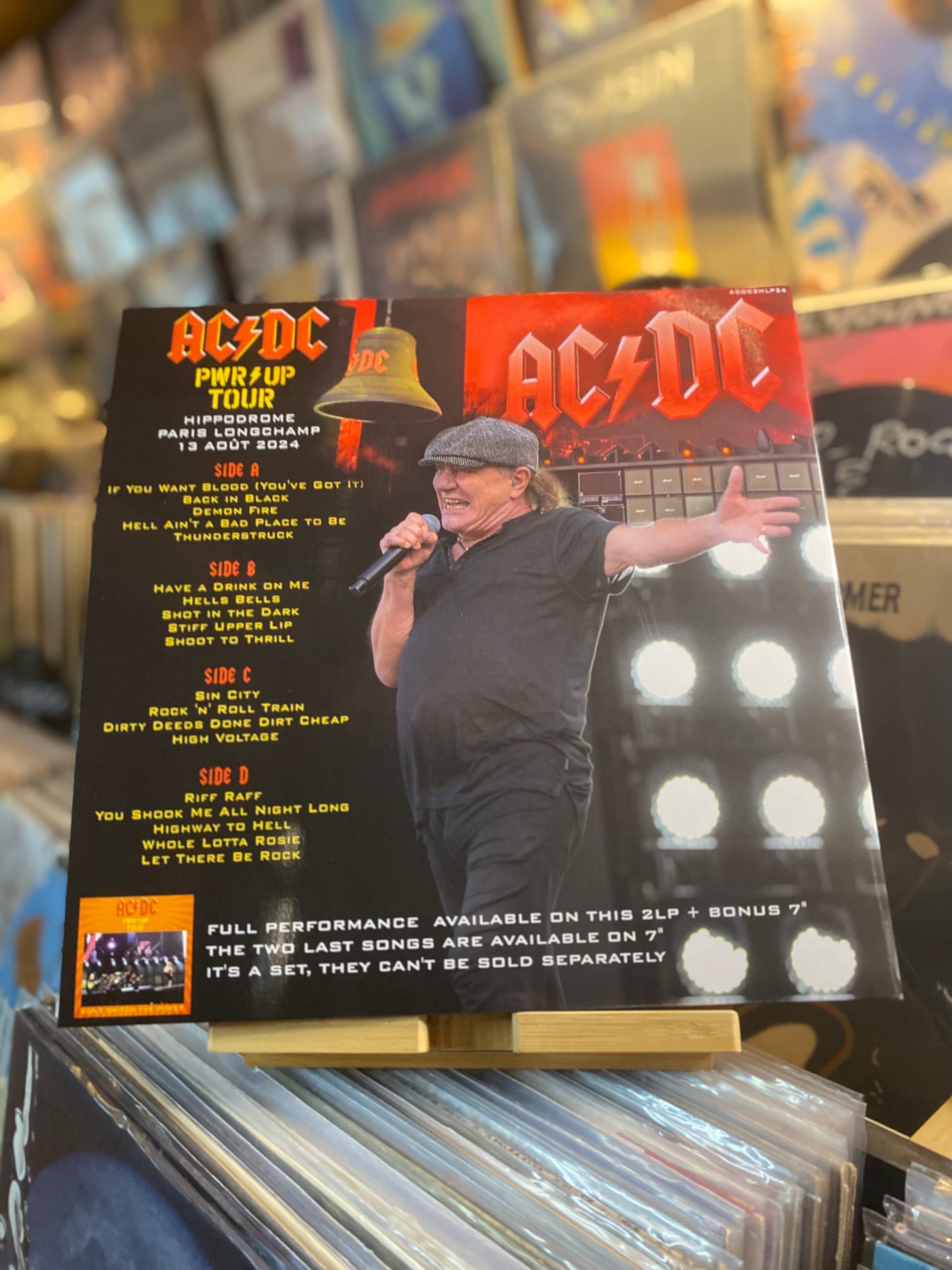 AC/DC – DON'T SWITCH THE POWER / Limited Edition Single Blue Vinyl (FR 2024  )