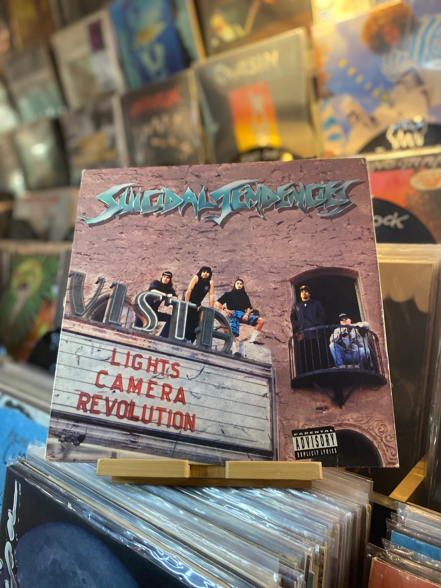 SUICIDAL TENDENCIES – LIGHTS CAMERA REVOLUTION / LP (US 1990)