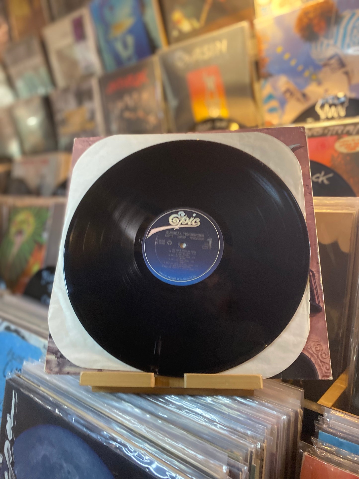 SUICIDAL TENDENCIES – LIGHTS CAMERA REVOLUTION / LP (US 1990)