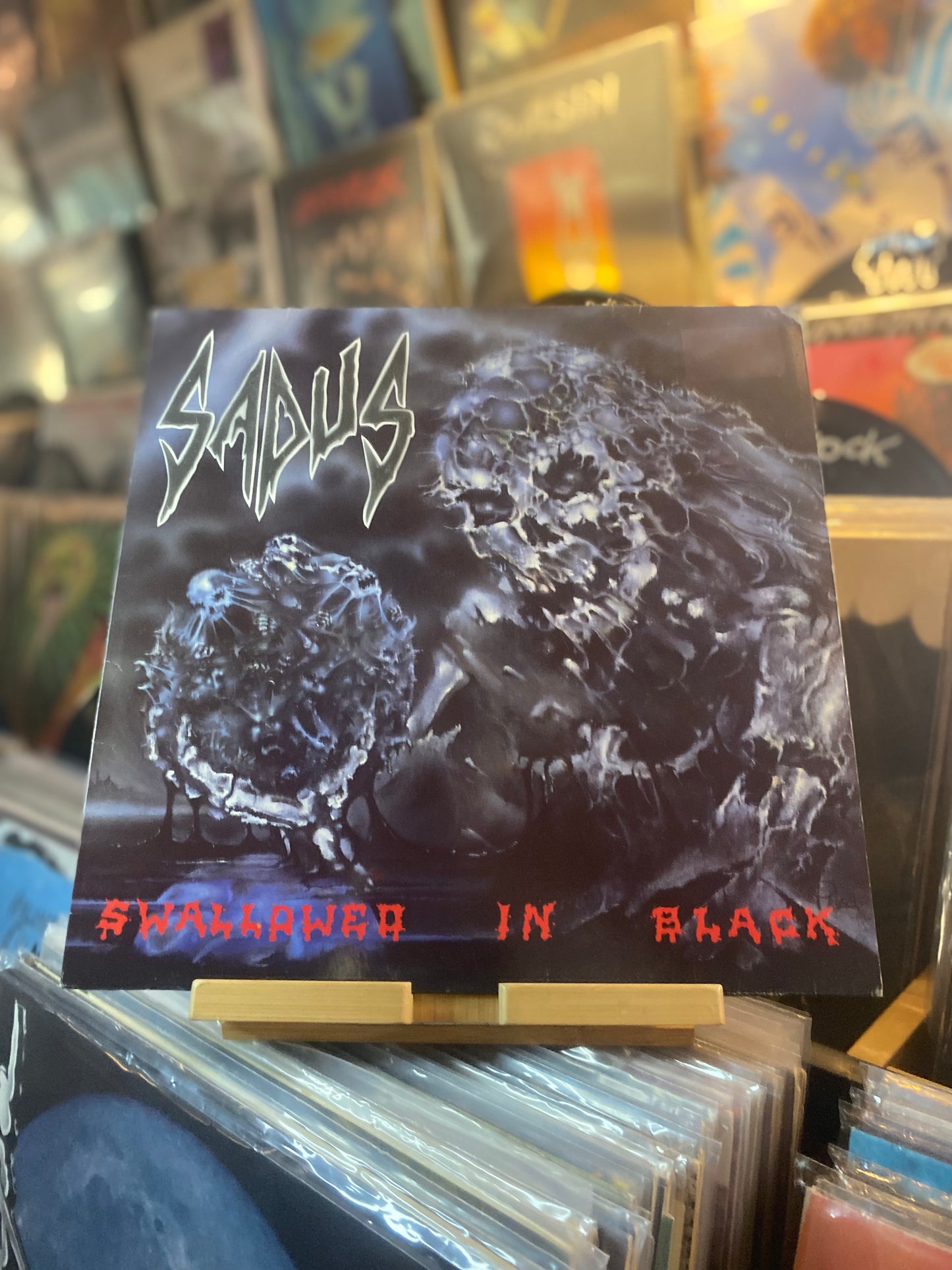 SADUS – SWALLOWED IN BLACK...OG EU 1990...VG+/VG