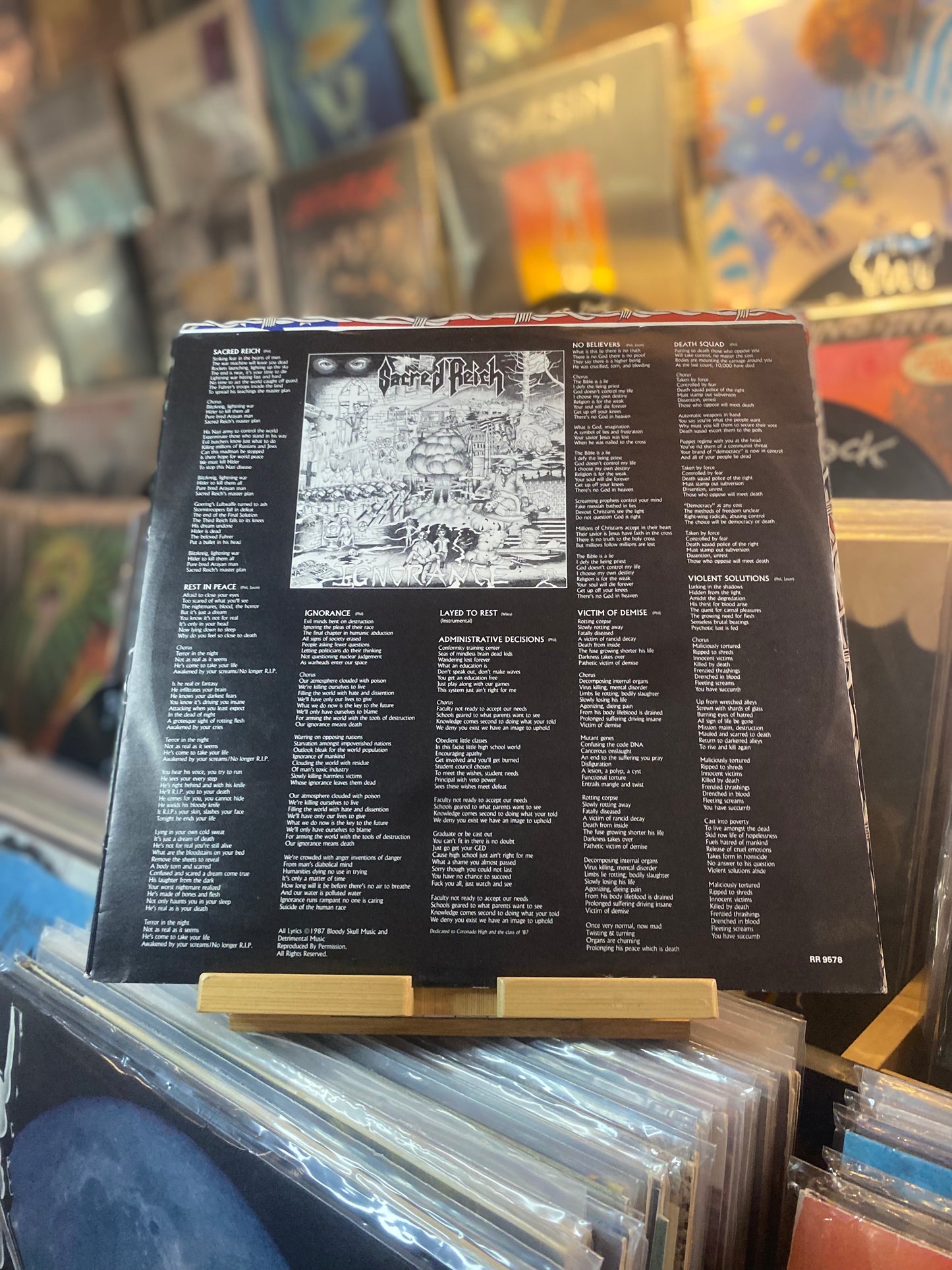 Sacred Reich - Ignorance / LP, Album (EU 1987)