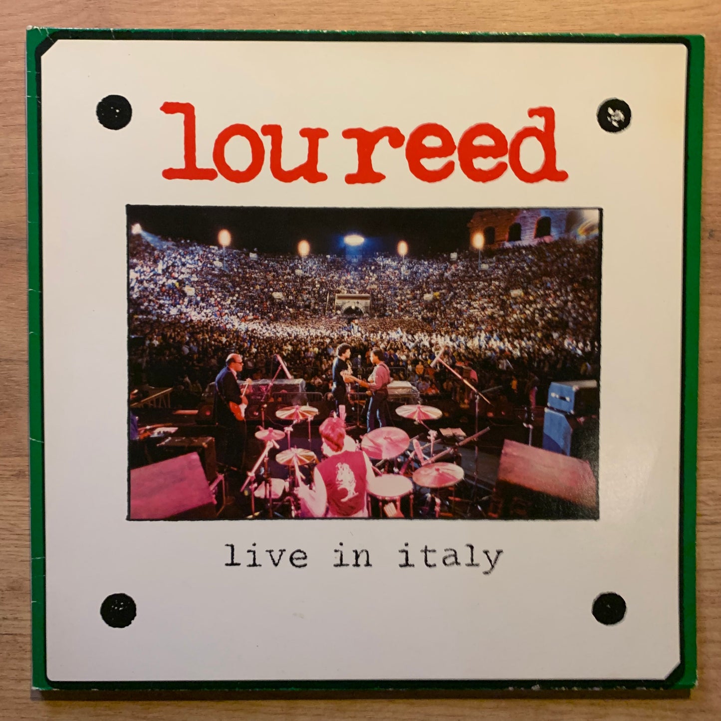 LOU REED - LIVE IN ITALY...OG UK 1984...EX/VG+