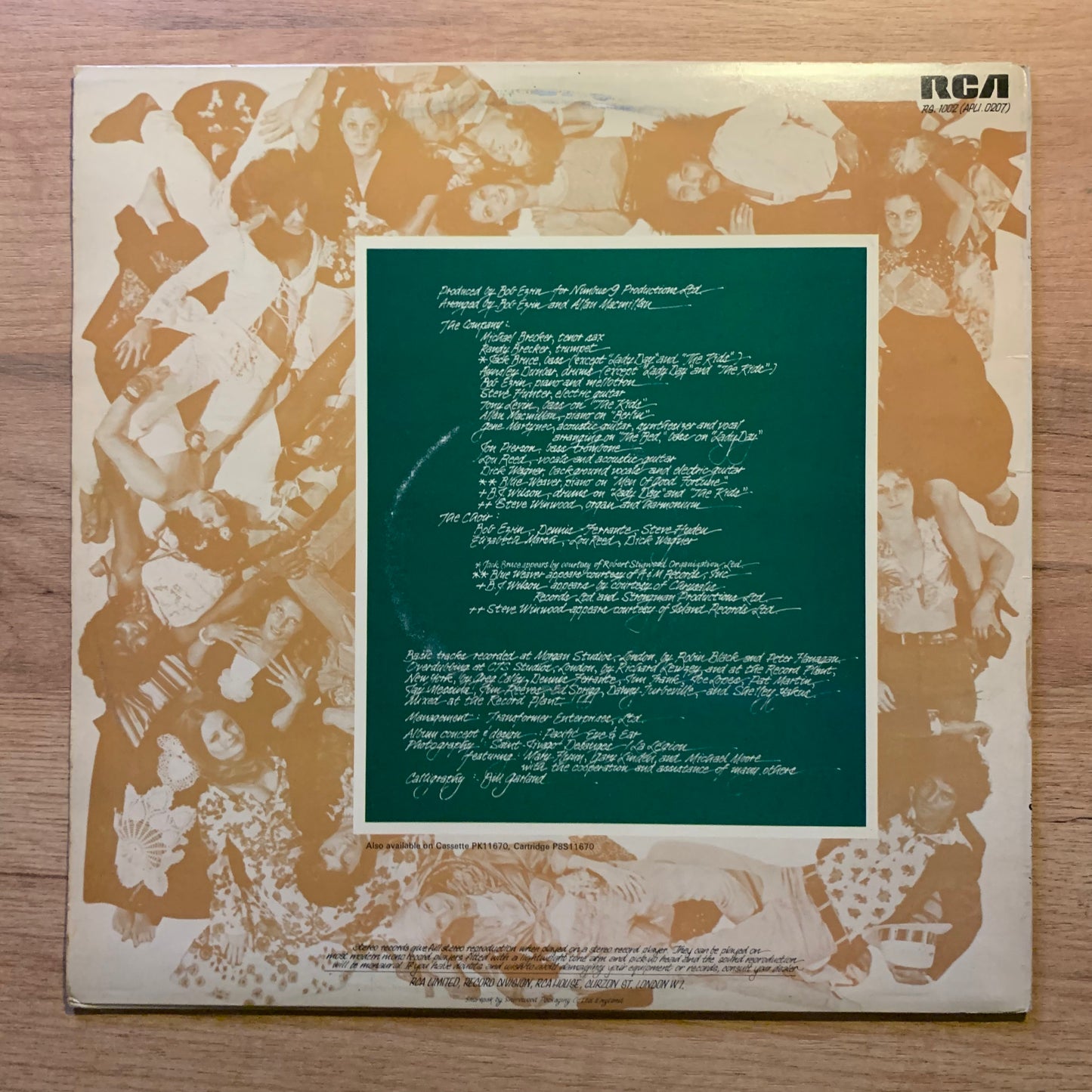 LOU REED - BERLIN...RE UK...VG+/VG+