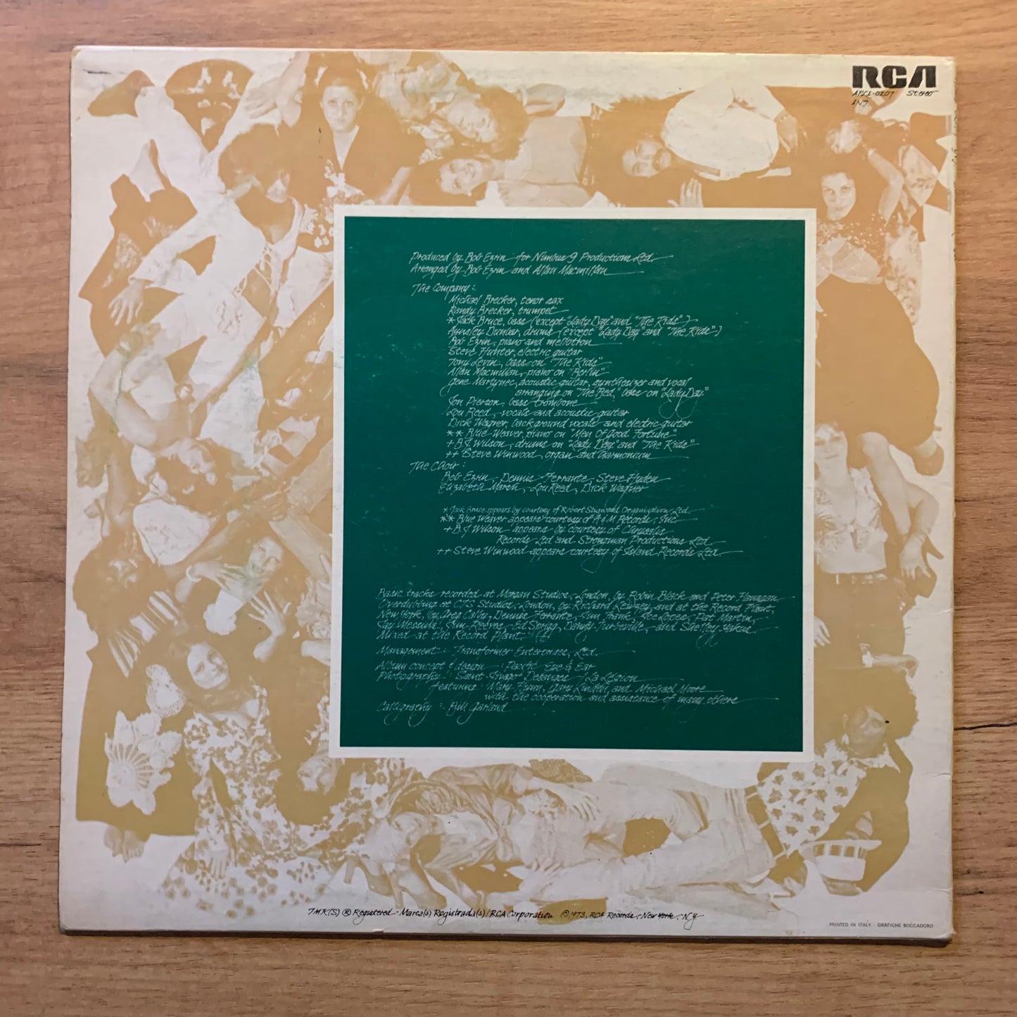 LOU REED - BERLIN...RE ITA 1978...VG+/VG++