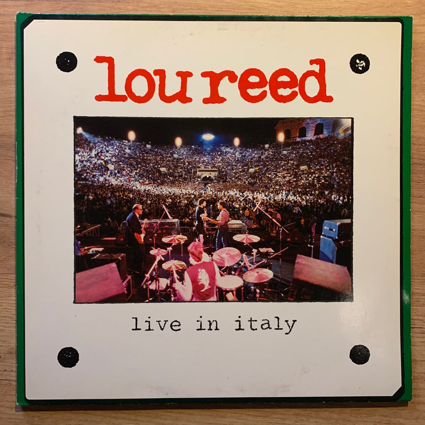 LOU REED - LIVE IN ITALY...OG UK 1984...VG+/VG+